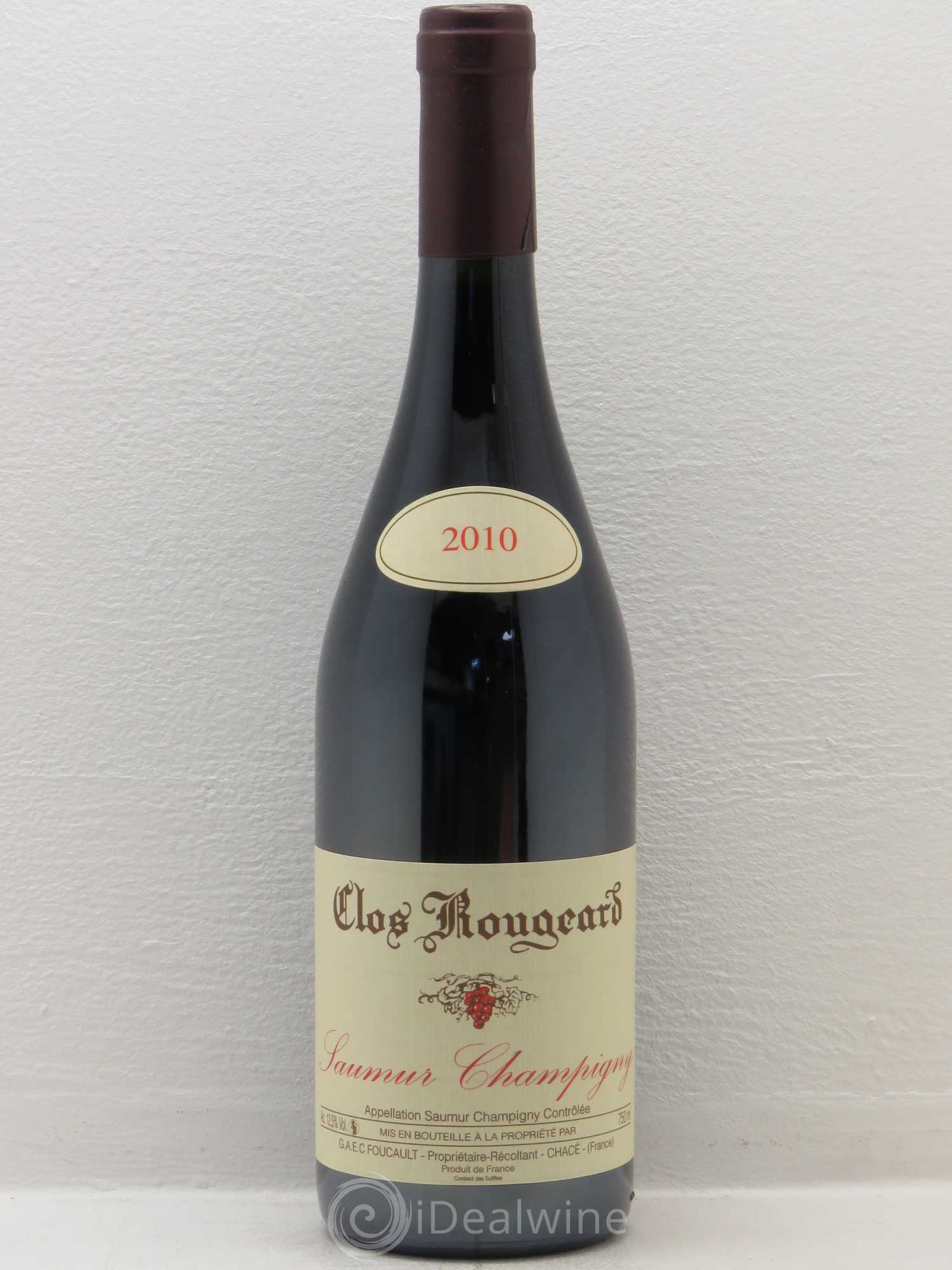 Saumur-Champigny Clos Rougeard (sans prix de réserve) 2010 - Lot de 1 bouteille - 0