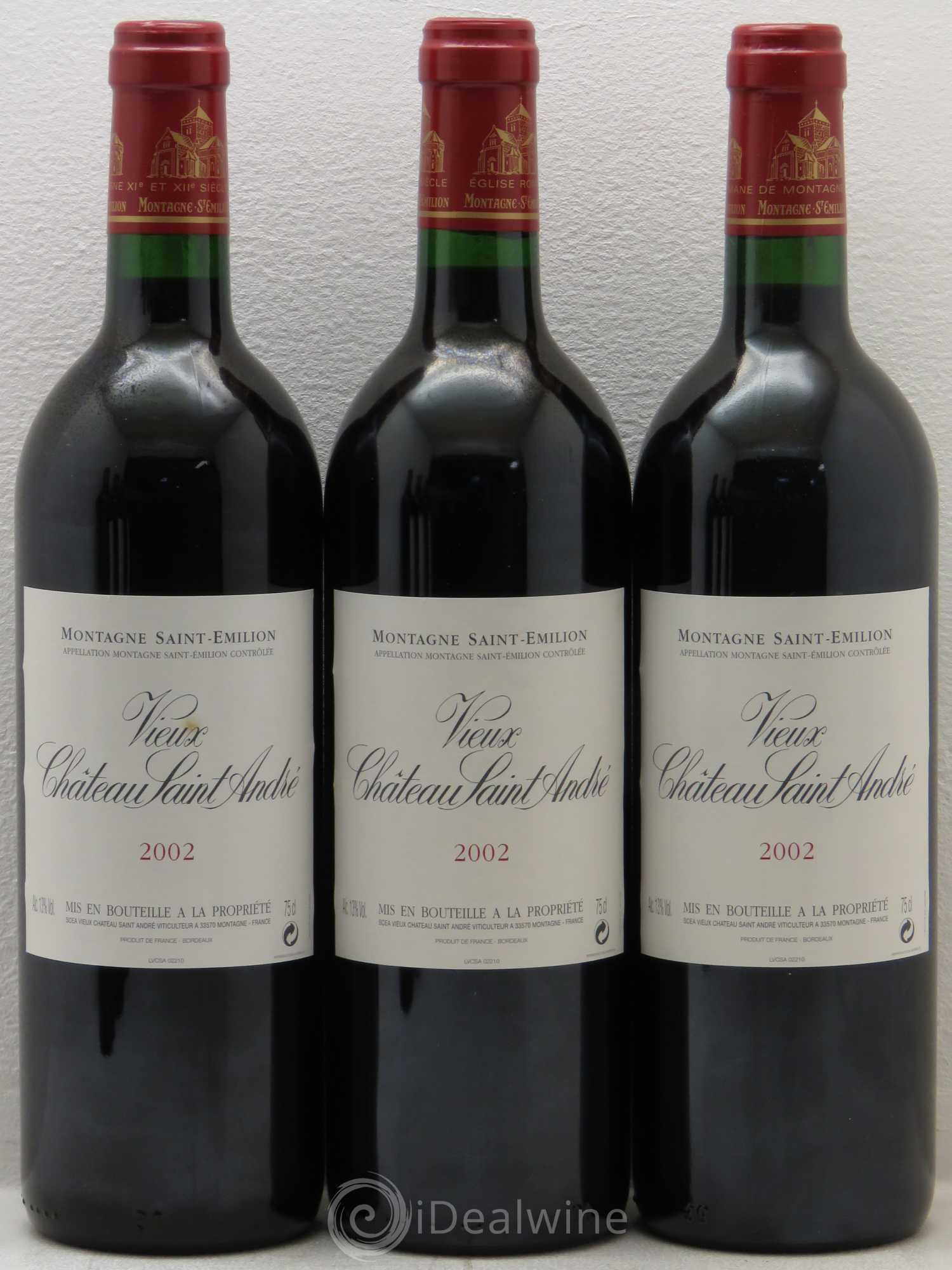 Vieux Château Saint-André 2002 - Lot de 6 bouteilles - 1