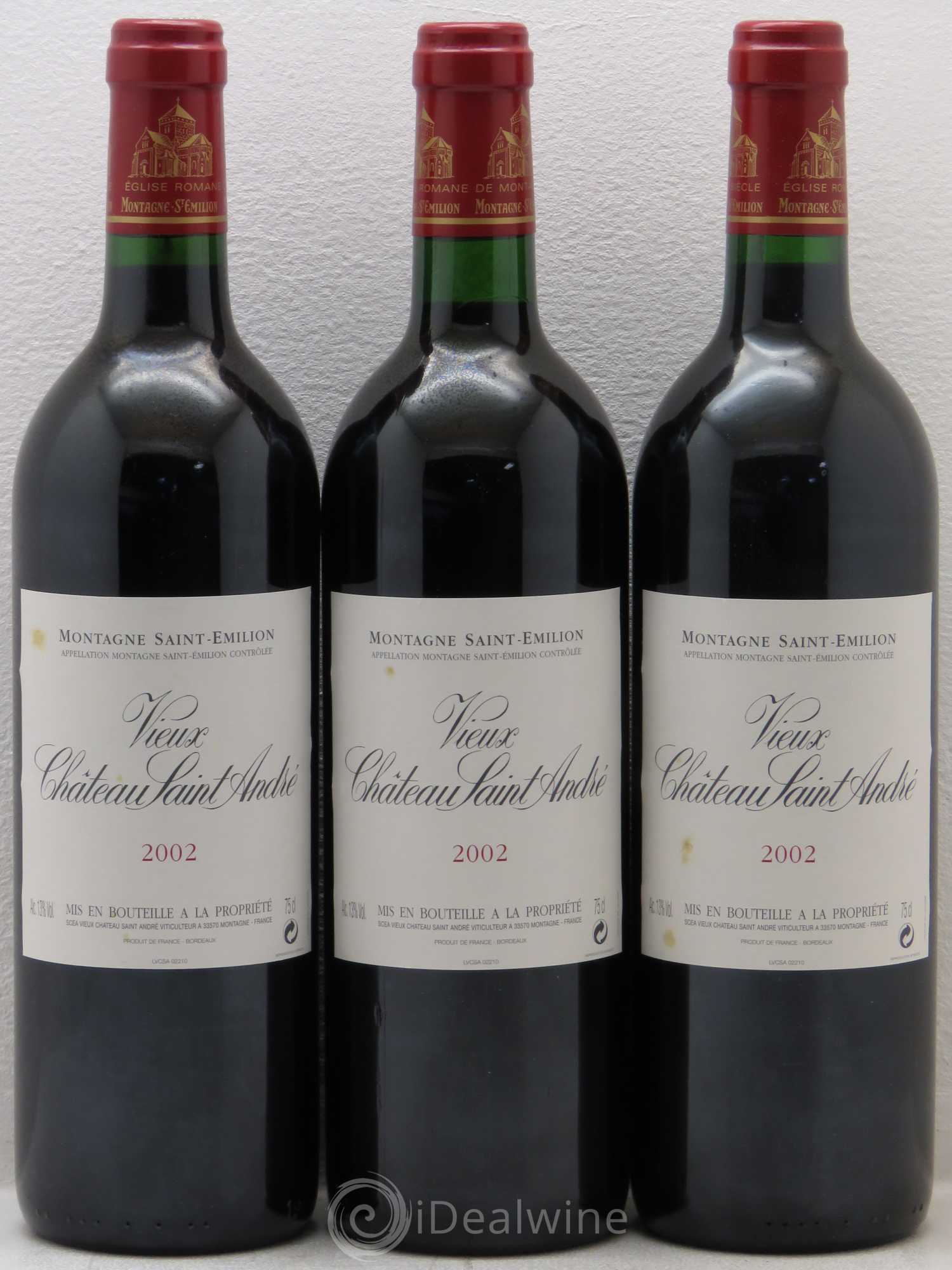 Vieux Château Saint-André 2002 - Lot de 6 bouteilles - 2