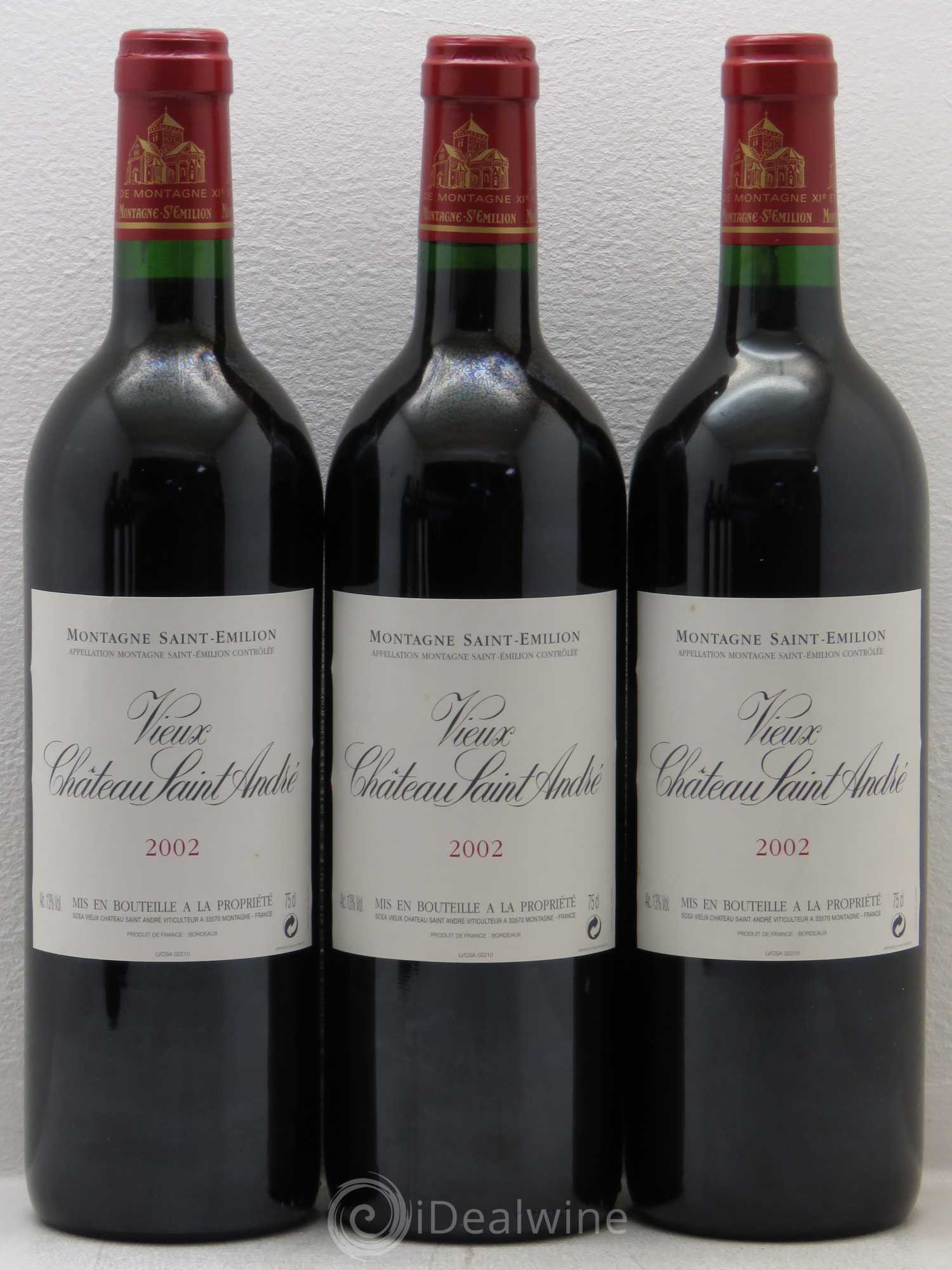 Vieux Château Saint-André (sans prix de réserve) 2002 - Lot de 6 bouteilles - 1