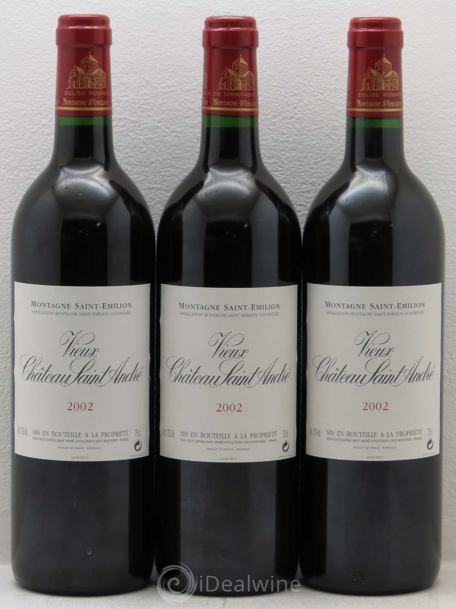 Vieux Château Saint-André (sans prix de réserve) 2002 - Lot de 6 bouteilles - 2