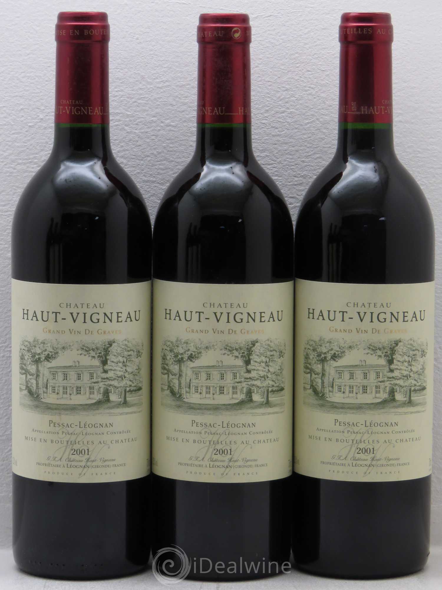 Pessac-Léognan Haut Vigneau 2001 - Posten von 6 Flaschen - 1
