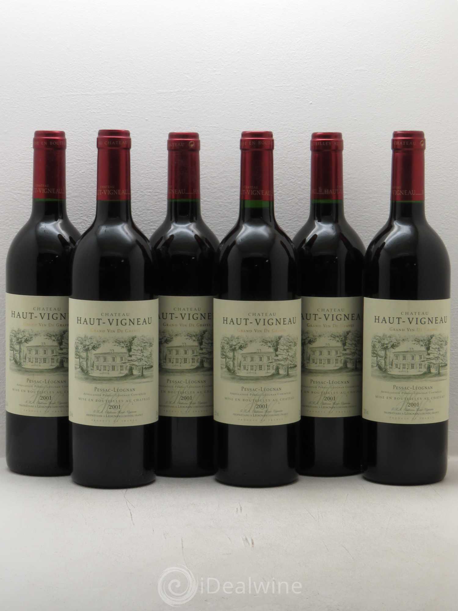 Pessac-Léognan Haut Vigneau 2001 - Posten von 6 Flaschen - 0