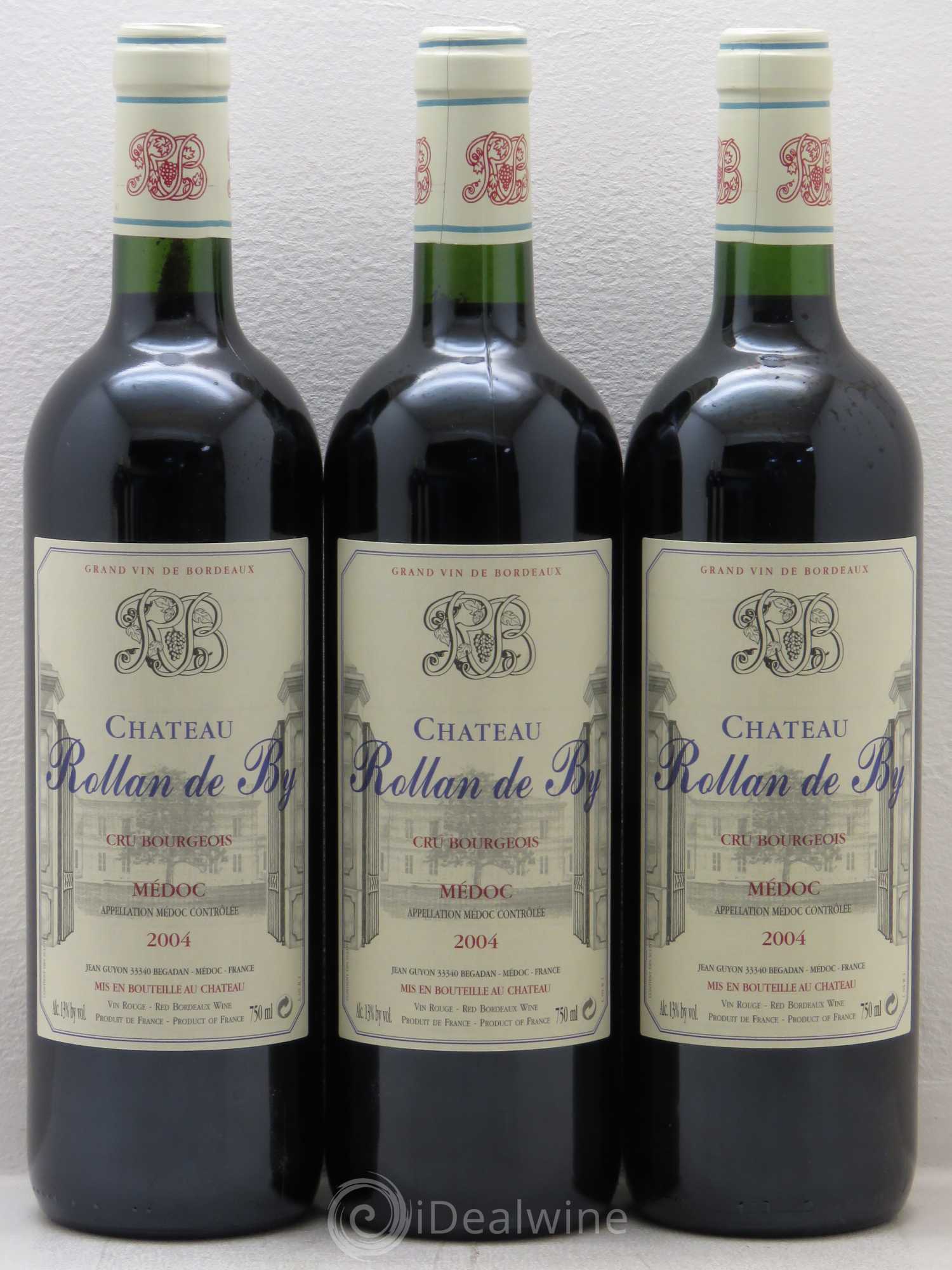 Château Rollan de By Cru Bourgeois 2004 - Lot de 12 bouteilles - 1