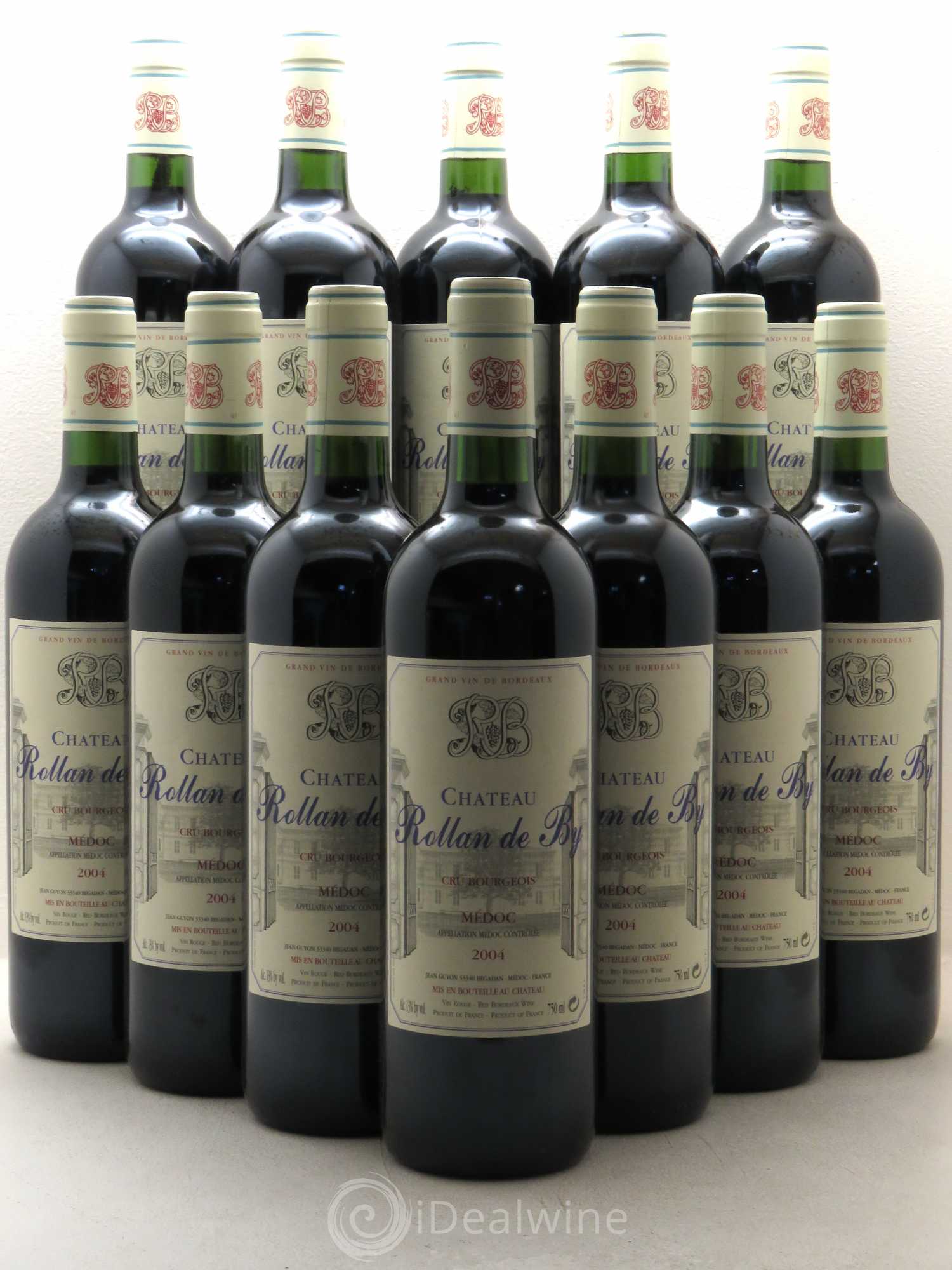 Château Rollan de By Cru Bourgeois 2004 - Lot de 12 bouteilles - 0