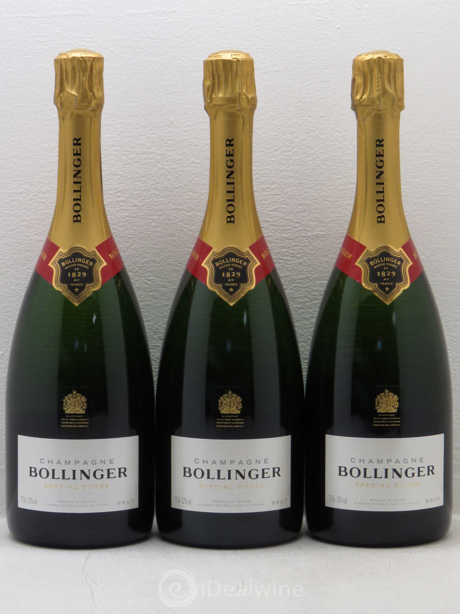 Special Cuvée Brut Bollinger (sans prix de réserve) - Lot de 3 bouteilles - 0
