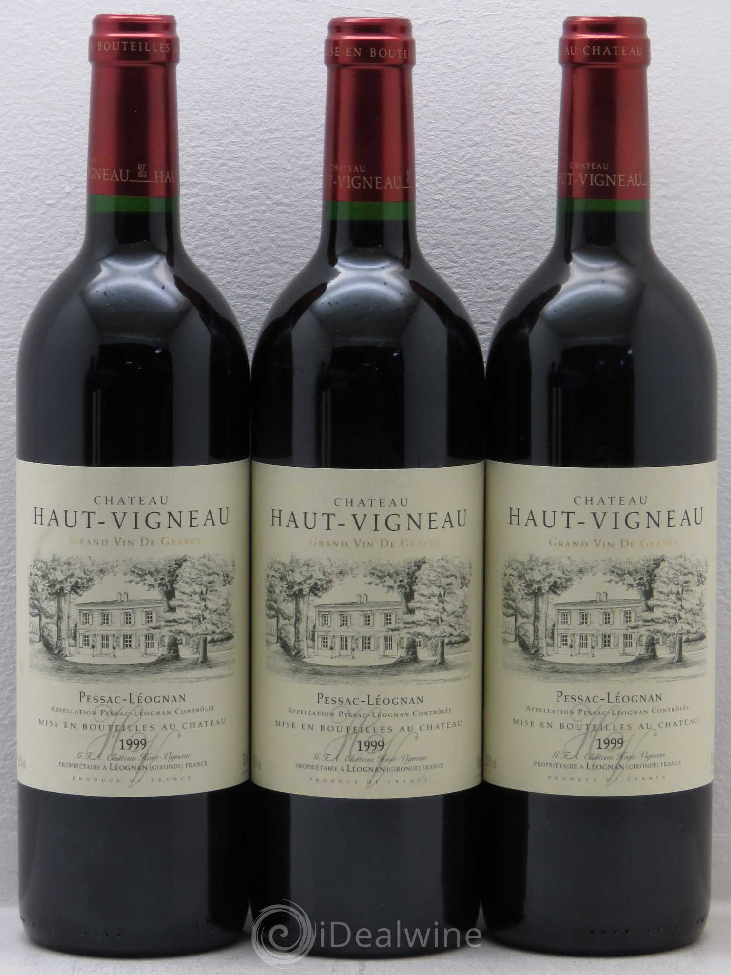 Pessac-Léognan Haut Vigneau (sans prix de réserve) 1999 - Posten von 5 Flaschen - 1
