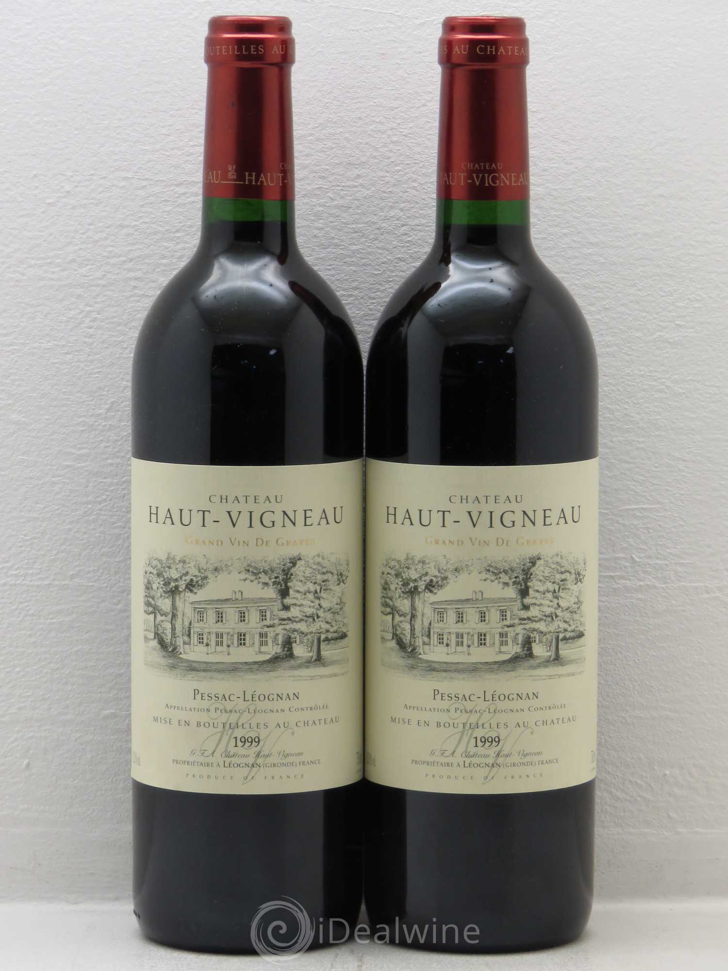 Pessac-Léognan Haut Vigneau (sans prix de réserve) 1999 - Posten von 5 Flaschen - 2