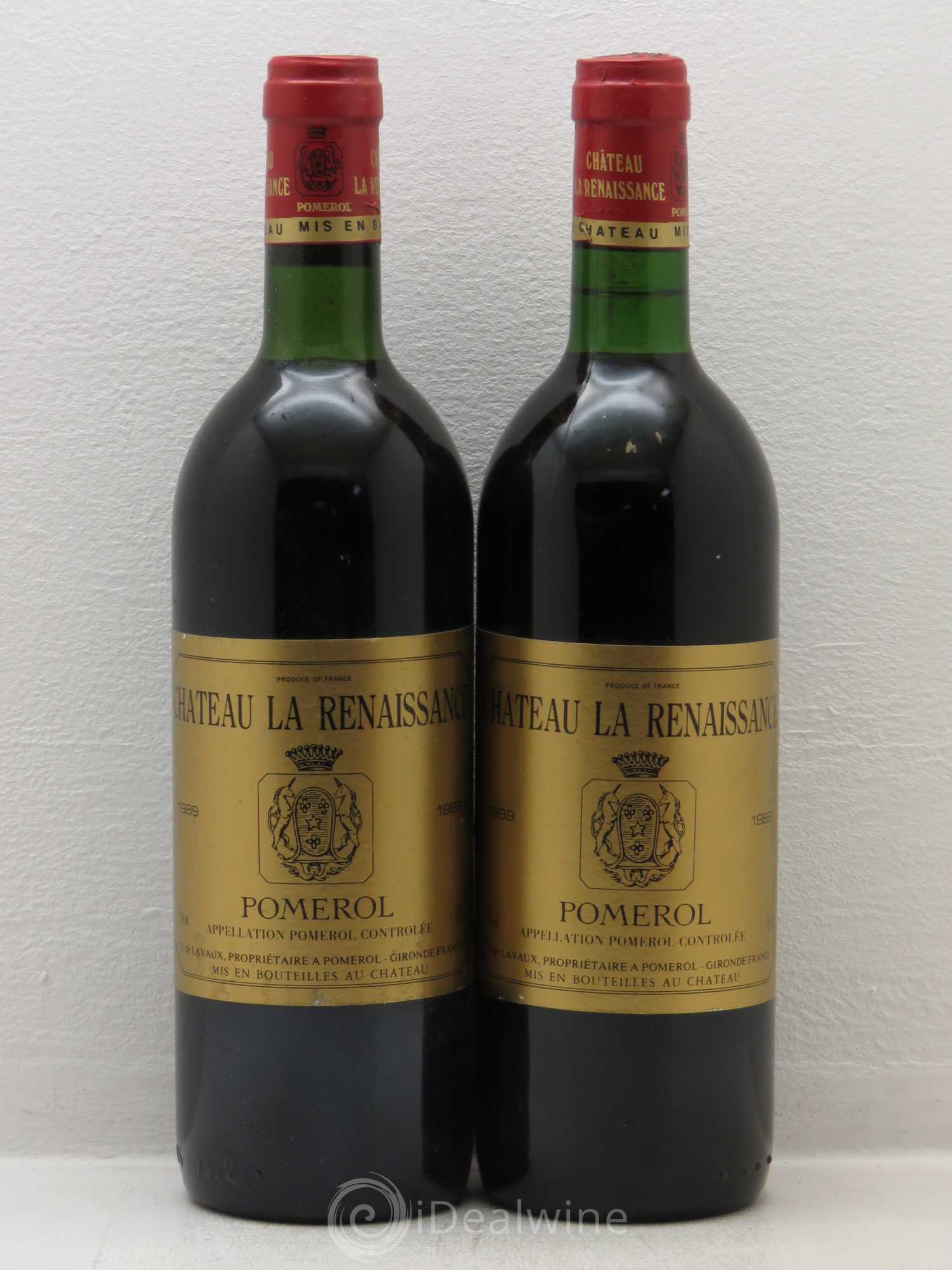 Château la Renaissance 1989 - Lot of 5 bottles - 2