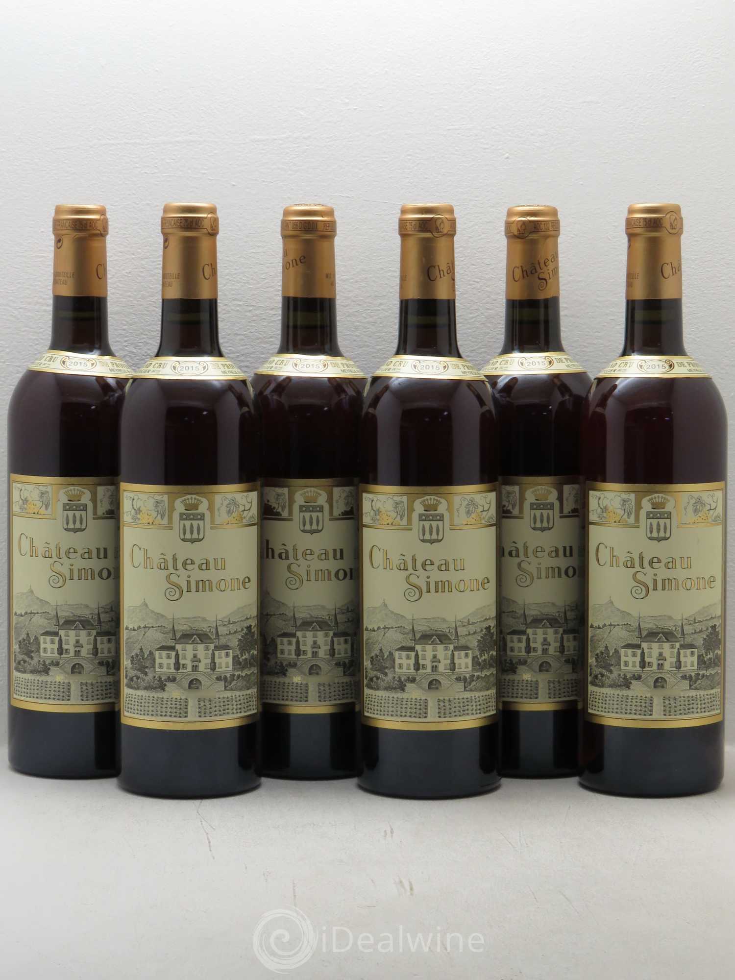 Palette Château Simone Famille Rougier 2015 - Lot de 6 bouteilles - 0