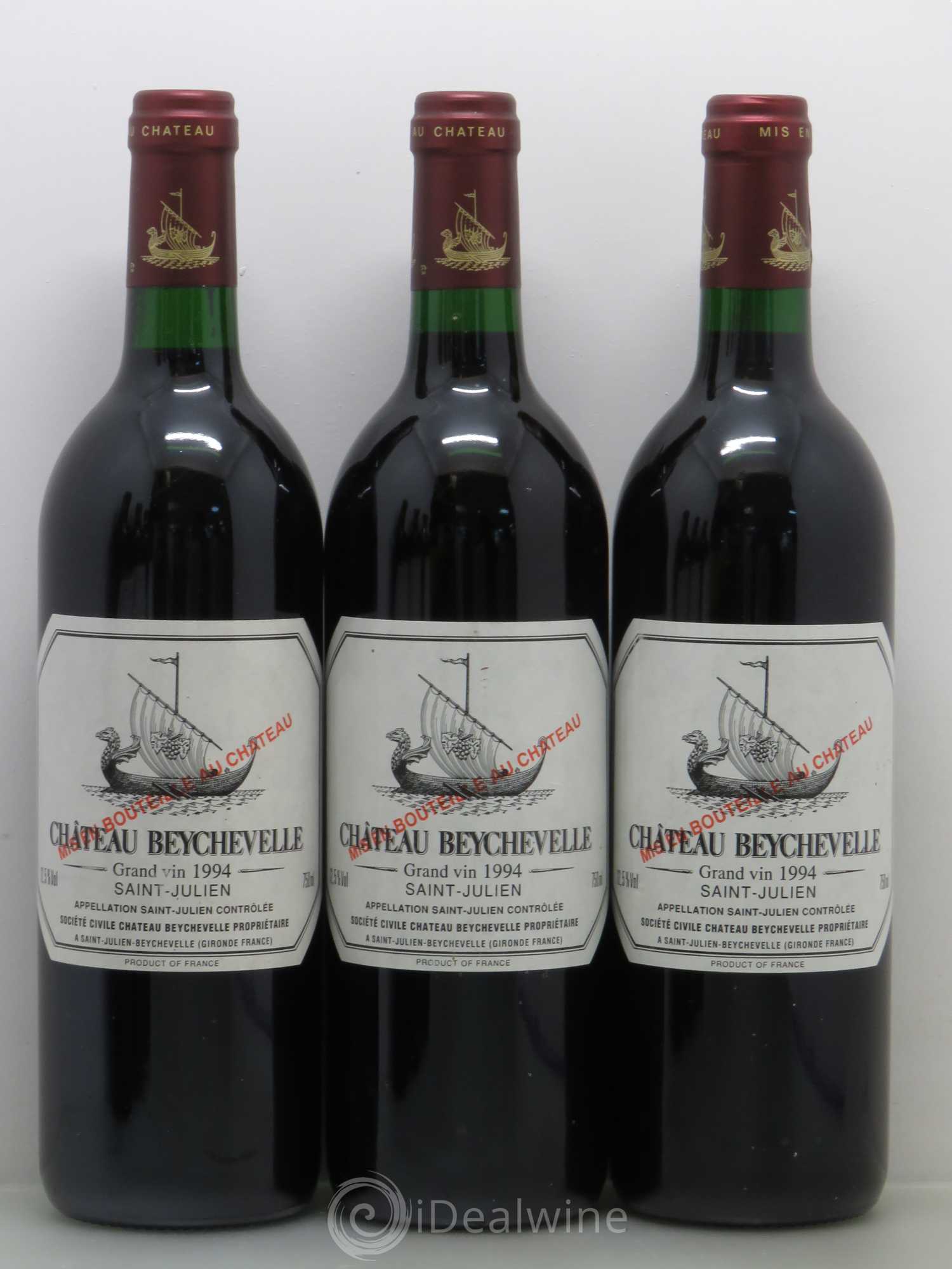 Château Beychevelle 4ème Grand Cru Classé 1994 - Lot de 6 bouteilles - 1