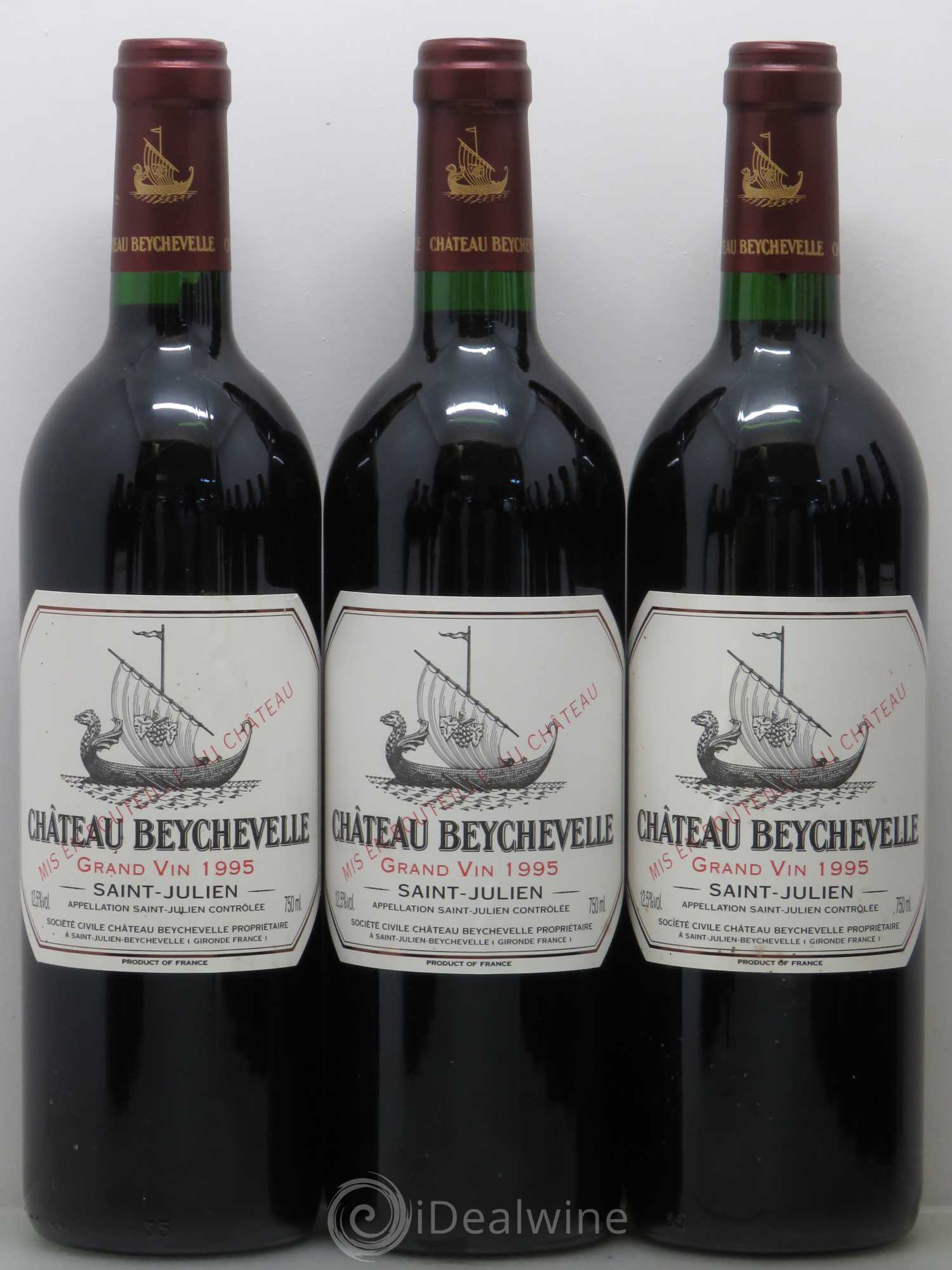 Château Beychevelle 4ème Grand Cru Classé 1995 - Lot de 12 bouteilles - 1