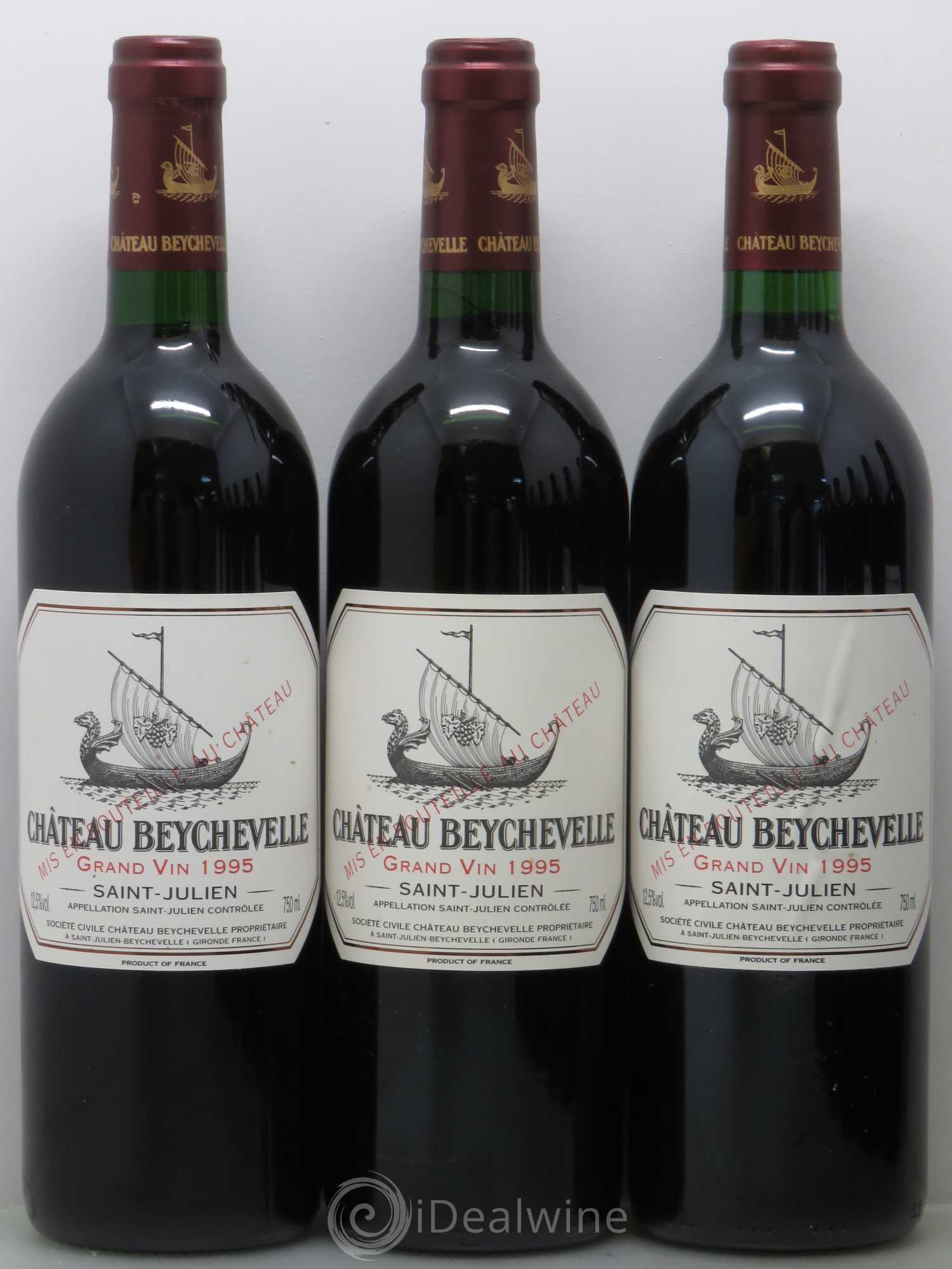 Château Beychevelle 4ème Grand Cru Classé 1995 - Lot de 12 bouteilles - 2