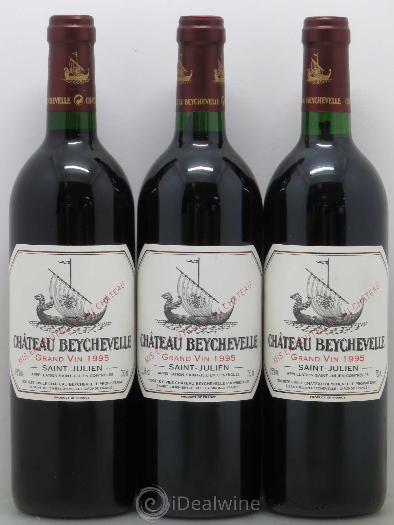 Château Beychevelle 4ème Grand Cru Classé 1995 - Lot de 12 bouteilles - 4