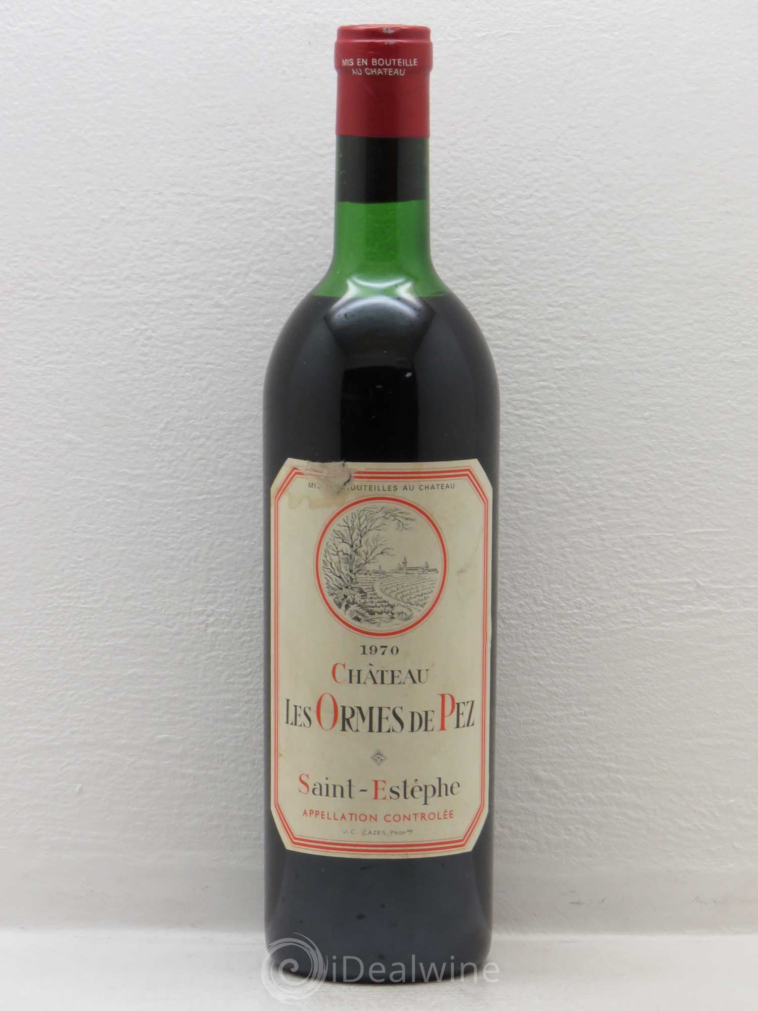 Château les Ormes de Pez 1970 - Lot de 1 bouteille - 0