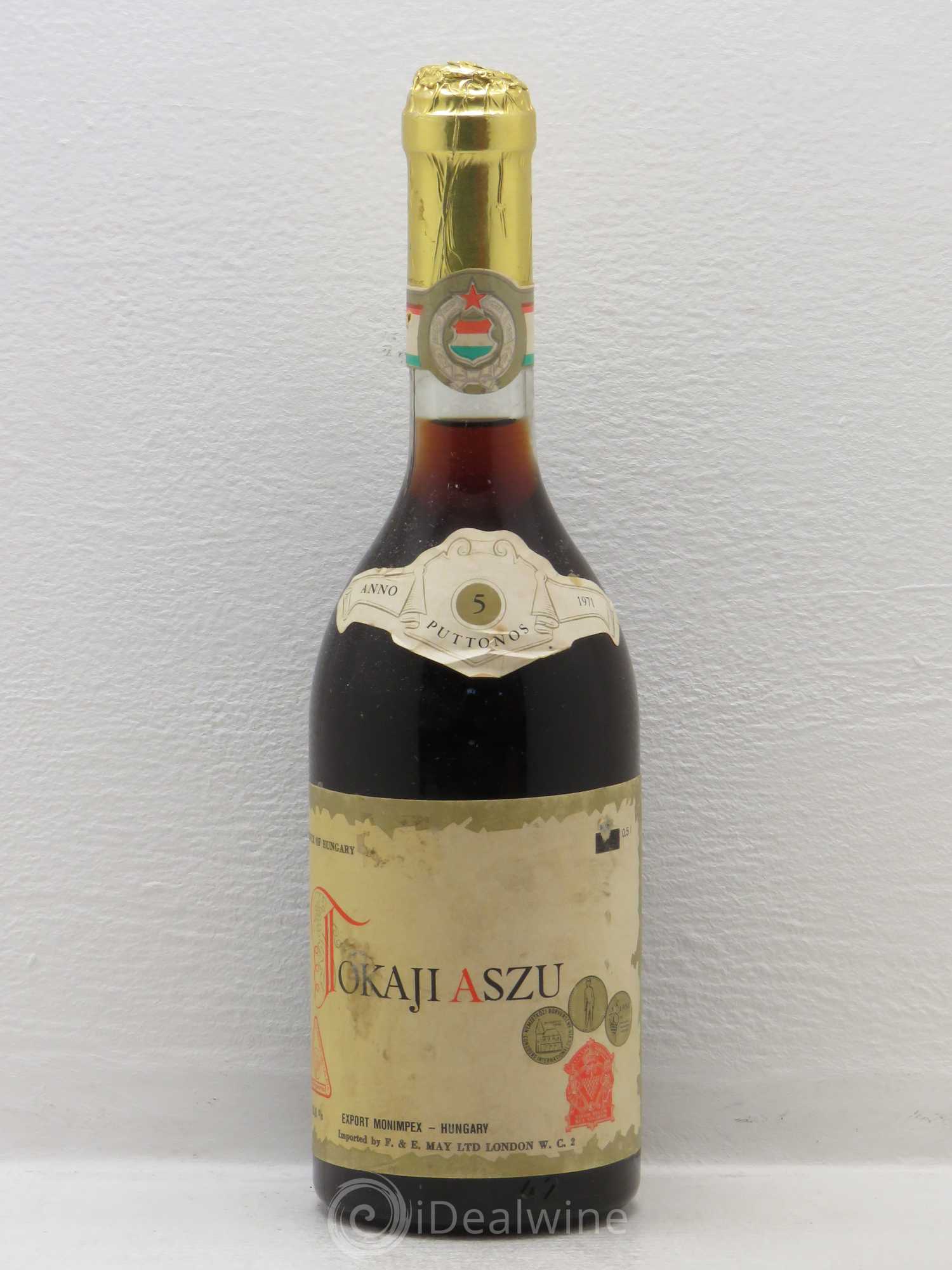 Tokaji Tokaji Aszu Monimplex 5 Puttonyos 1971 - Posten von 1 Flasche - 0