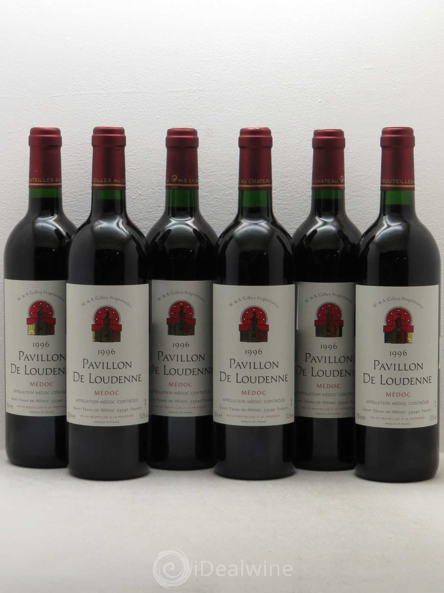 Bordeaux Pavillon De Loudenne Medoc (sans prix de réserve) 1996 - Posten von 6 Flaschen - 0