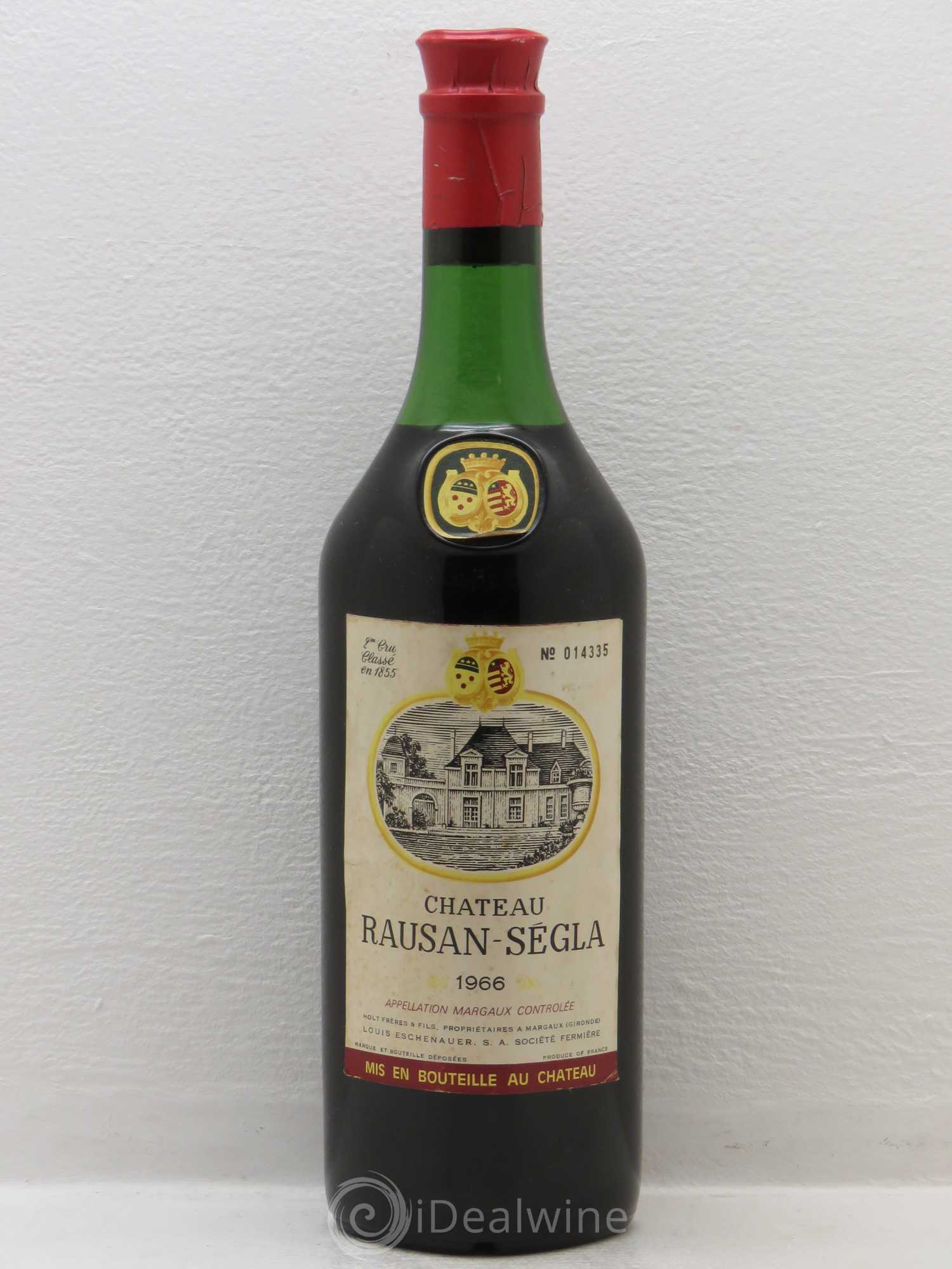 Château Rauzan Ségla Grand Cru Classé 1966 - Lot de 1 bouteille - 0