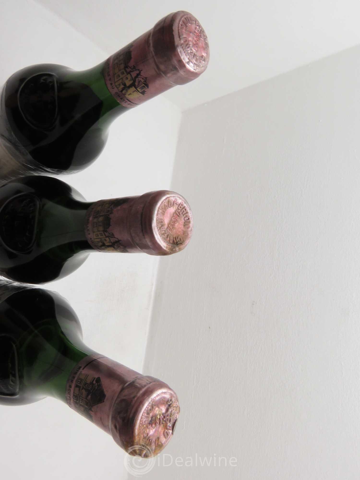 Château Haut Brion 1er Grand Cru Classé 1964 - Lot de 3 bouteilles - 1