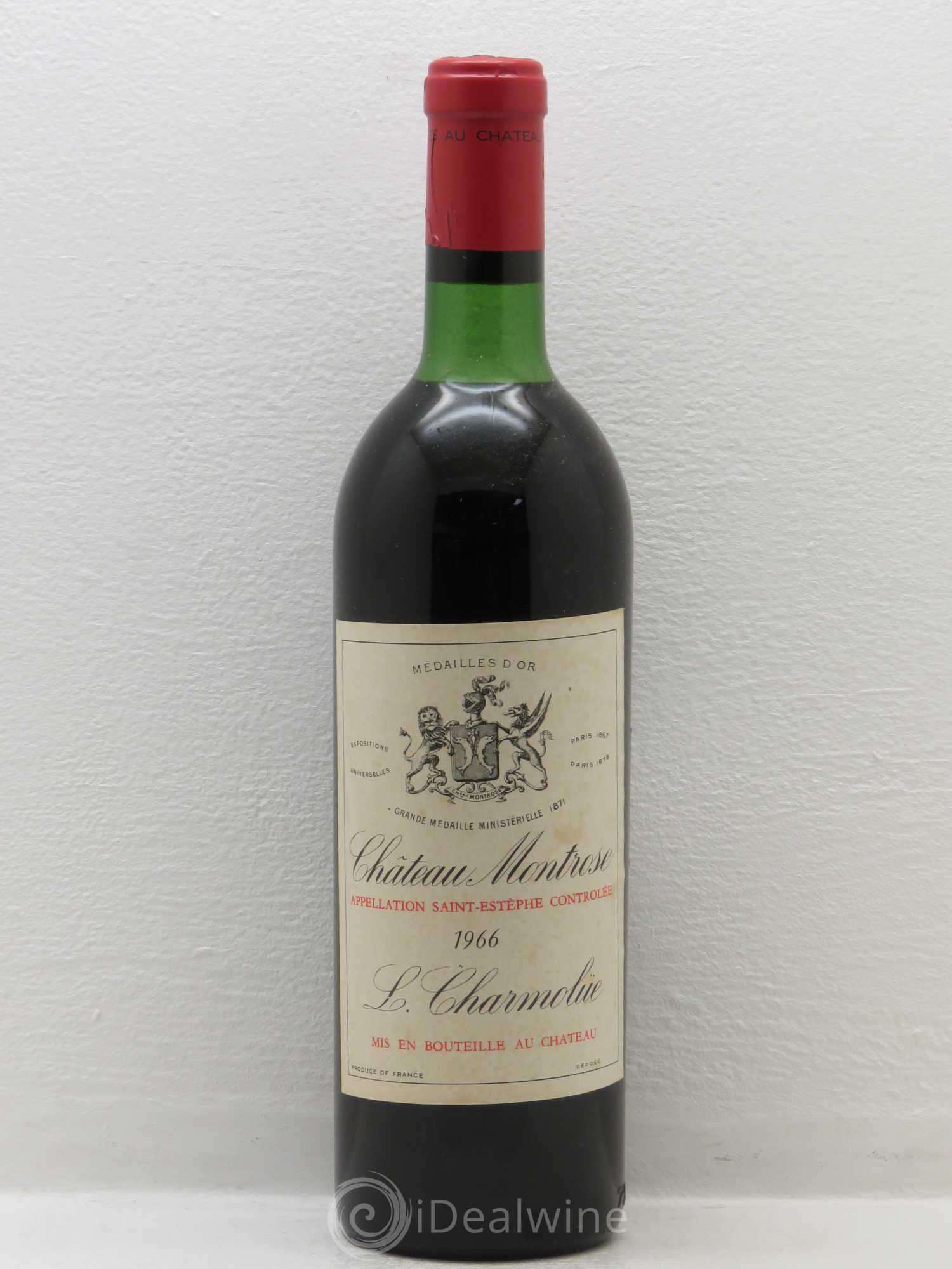 Château Montrose 2ème Grand Cru Classé 1966 - Lot de 1 bouteille - 0