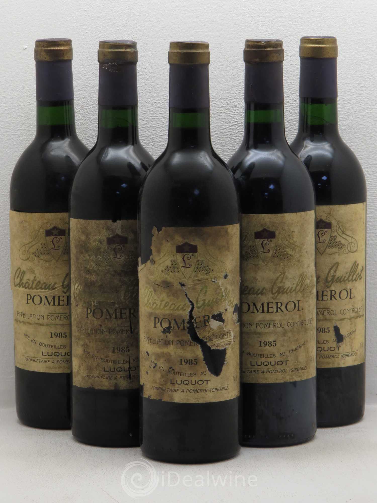 Château Guillot 1985 - Lot de 5 bouteilles - 0