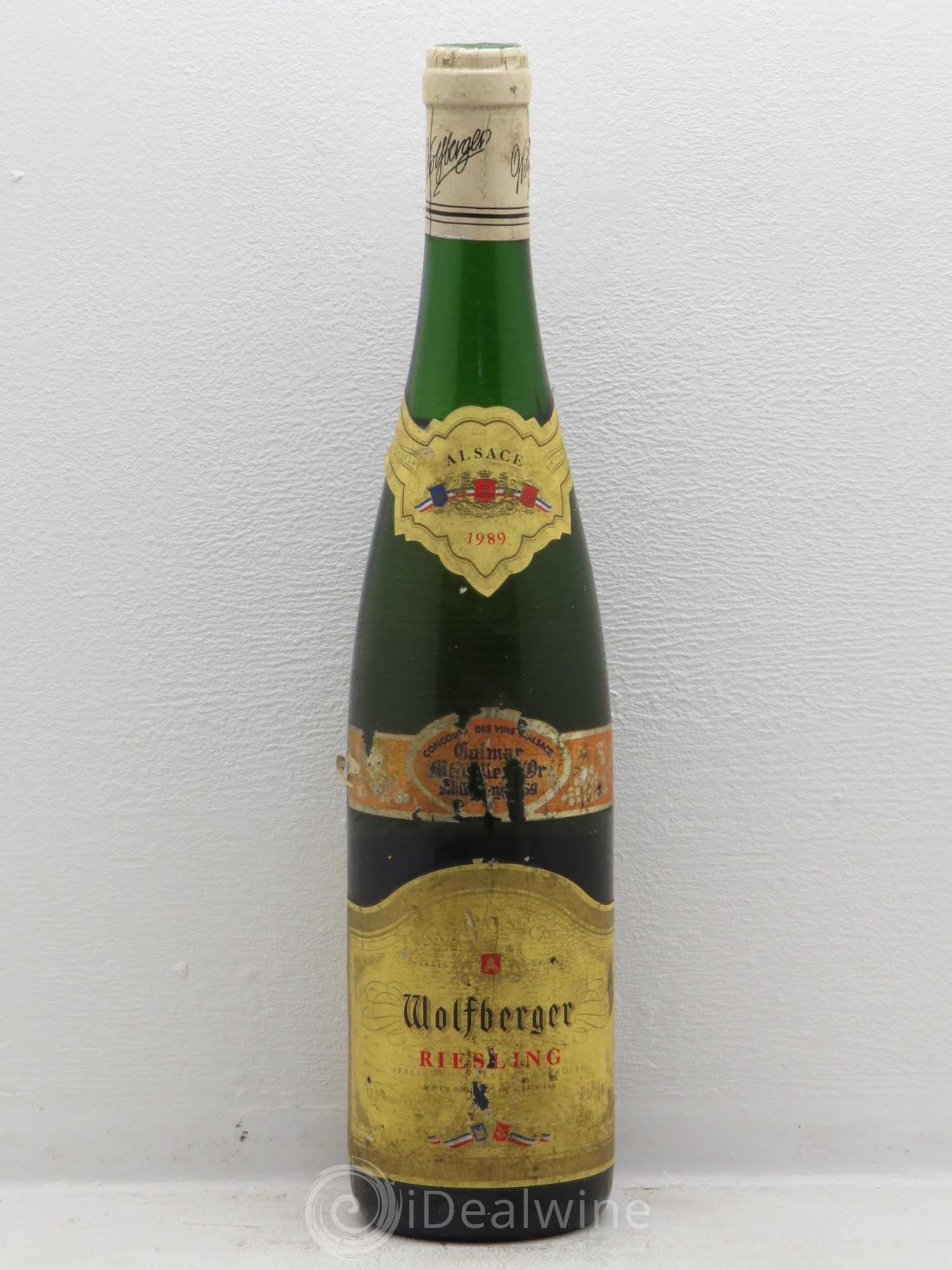 Riesling Wolfberger 1989 - Lot de 1 bouteille - 0
