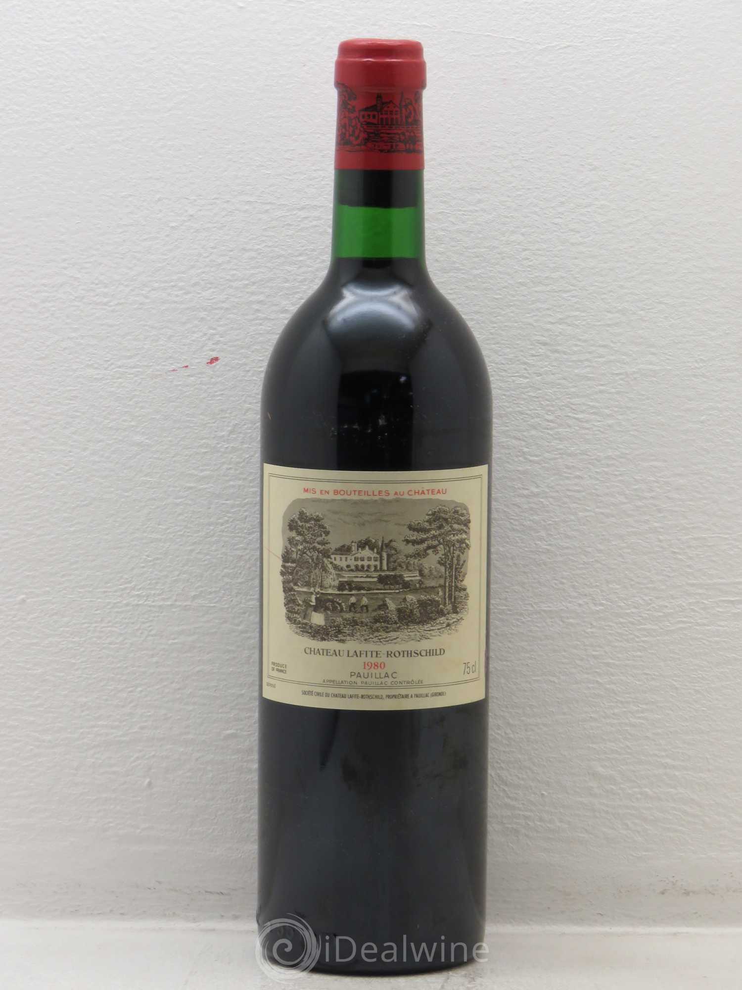 Château Lafite Rothschild 1er Grand Cru Classé (sans prix de réserve) 1980 - Lot de 1 bouteille - 0