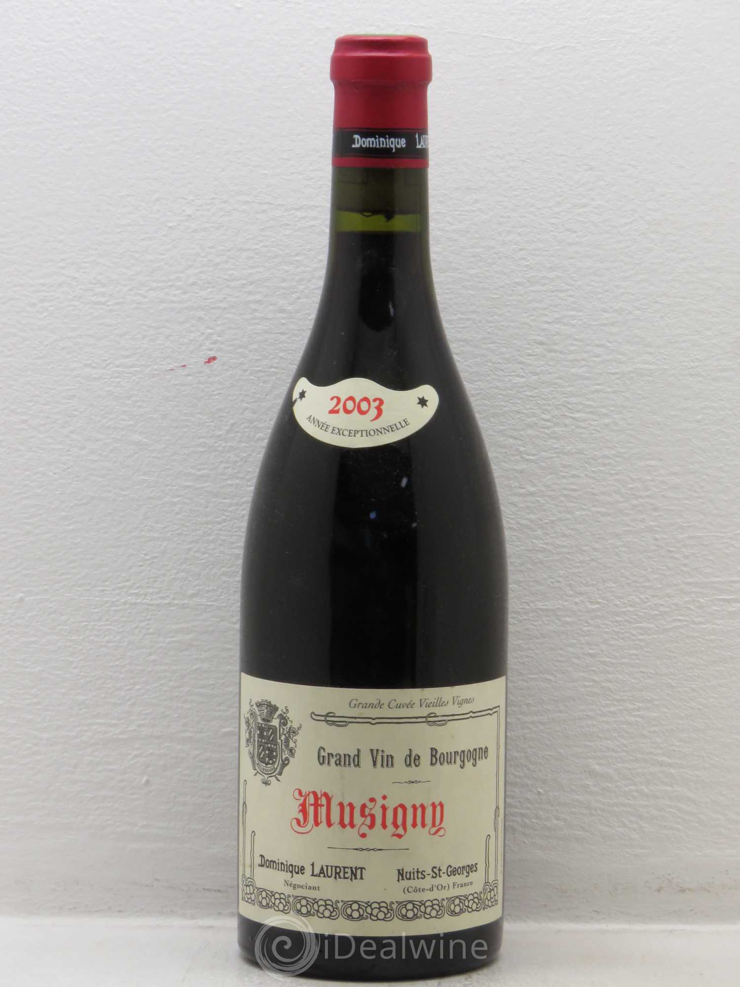 Musigny Grand Cru Dominique Laurent 2003 - Posten von 1 Flasche - 0