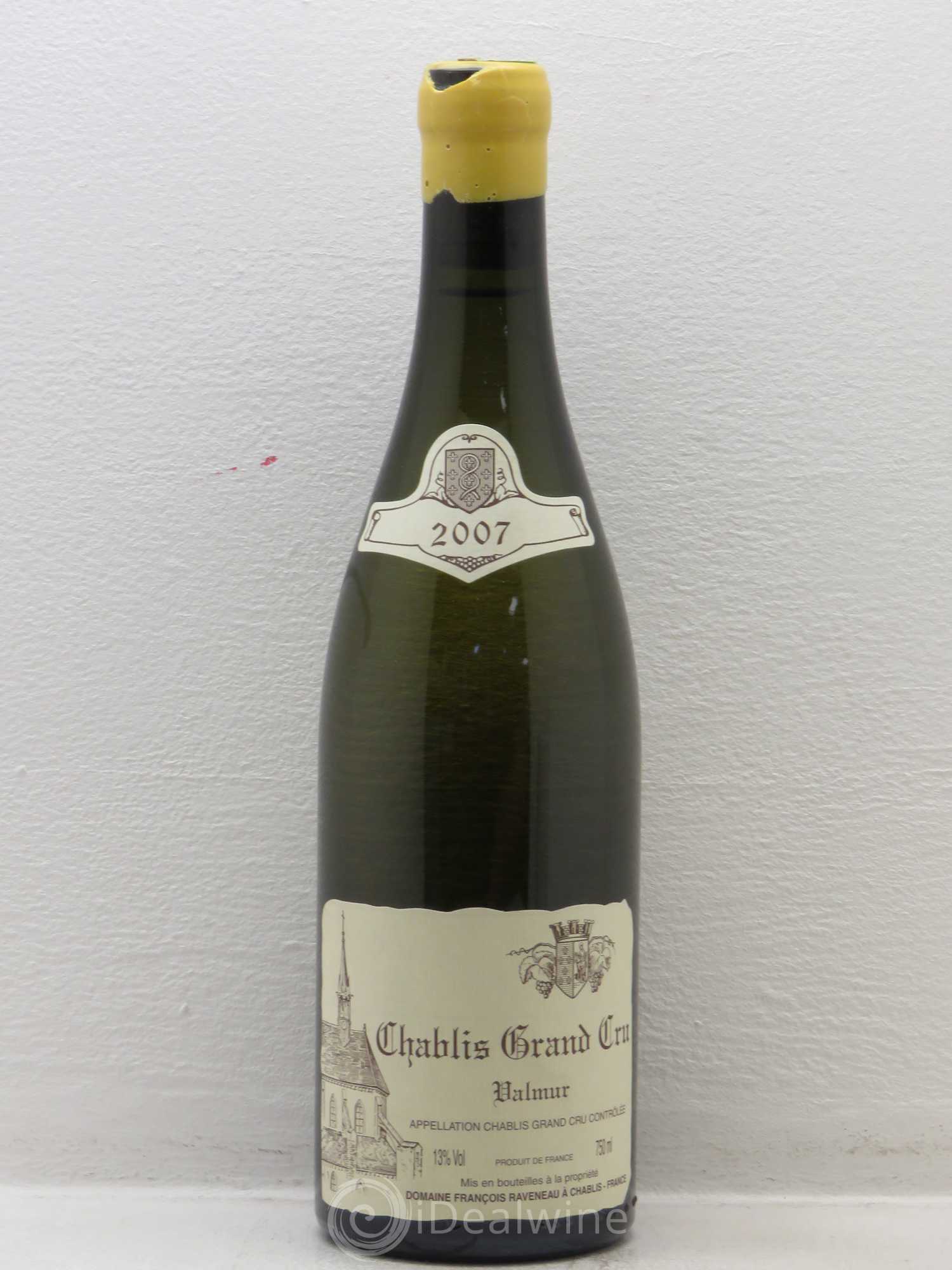 Chablis Grand Cru Valmur Raveneau (sans prix de réserve) 2007 - Posten von 1 Flasche - 0