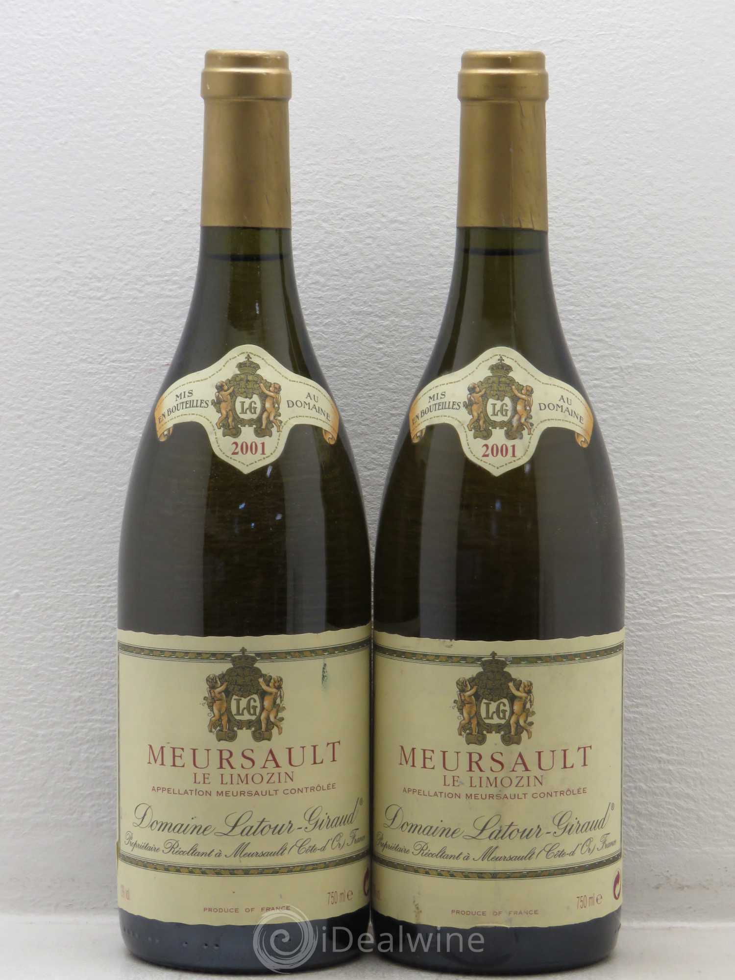 Meursault Limozin Latour Giraud (sans prix de réserve) 2001 - Posten von 2 Flaschen - 0