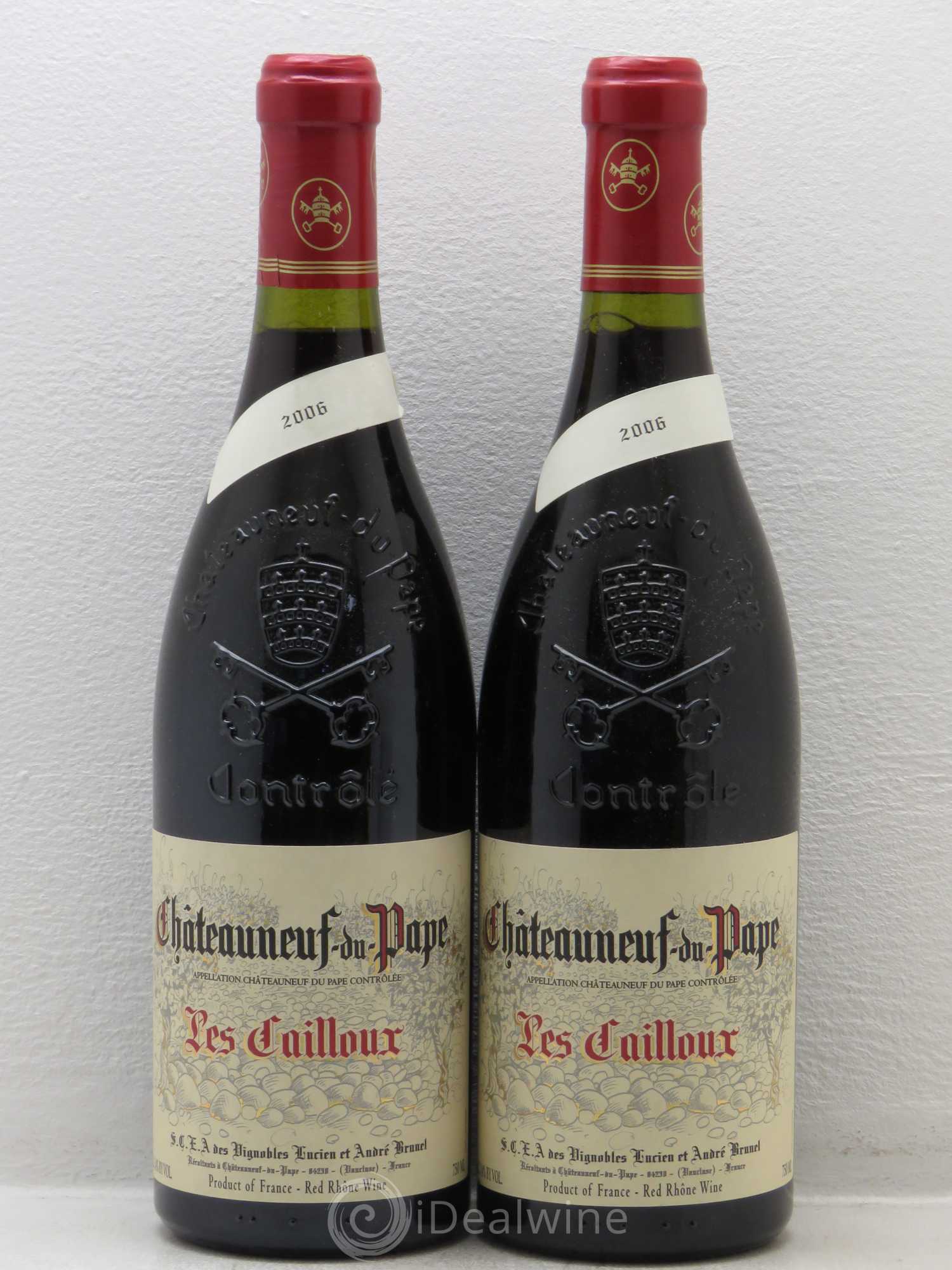 Châteauneuf-du-Pape Les Cailloux André Brunel 2006 - Lot de 2 bouteilles - 0