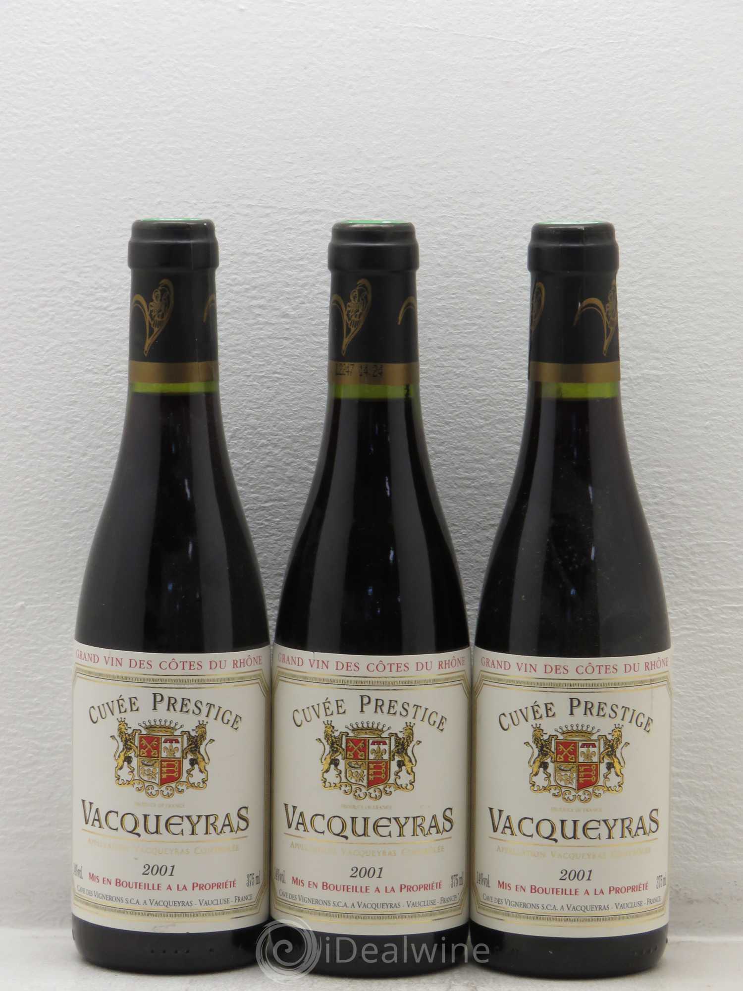 Vacqueyras Cuvee Prestige (sans prix de réserve) 2001 - Posten von 12 Demi-Flaschen - 3