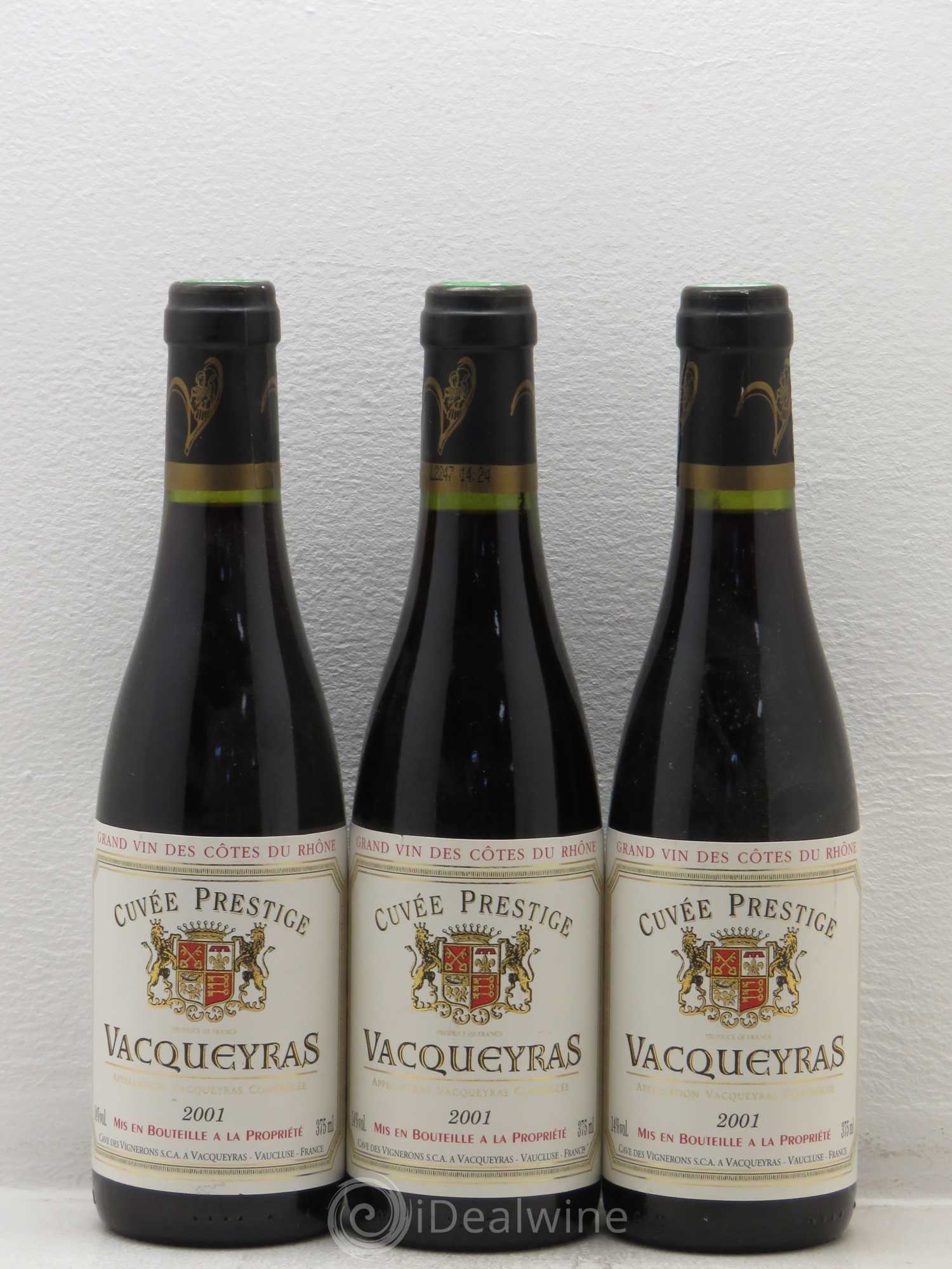 Vacqueyras Cuvee Prestige (sans prix de réserve) 2001 - Posten von 12 Demi-Flaschen - 4