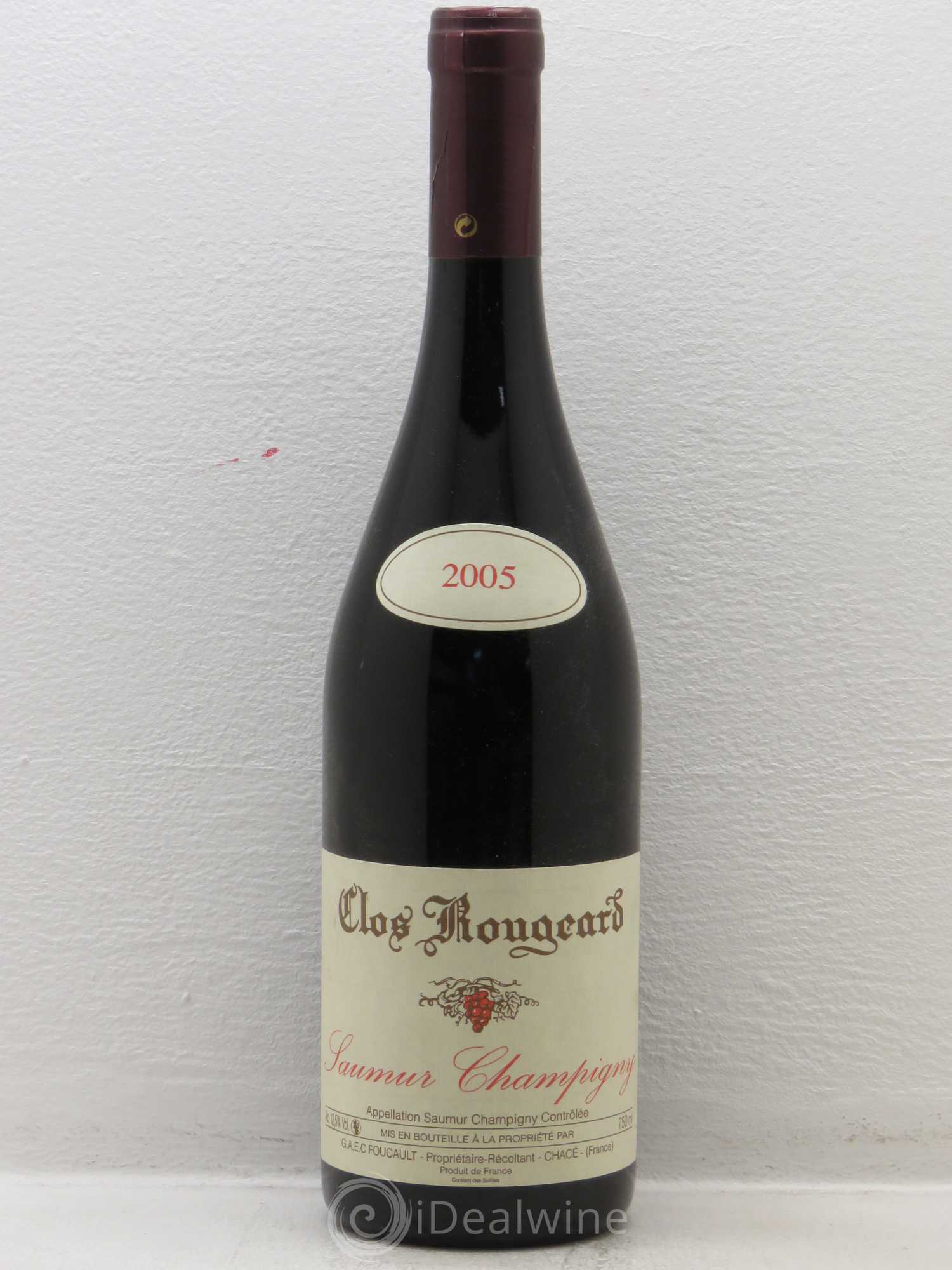 Saumur-Champigny Clos Rougeard (sans prix de réserve) 2005 - Lot de 1 bouteille - 0