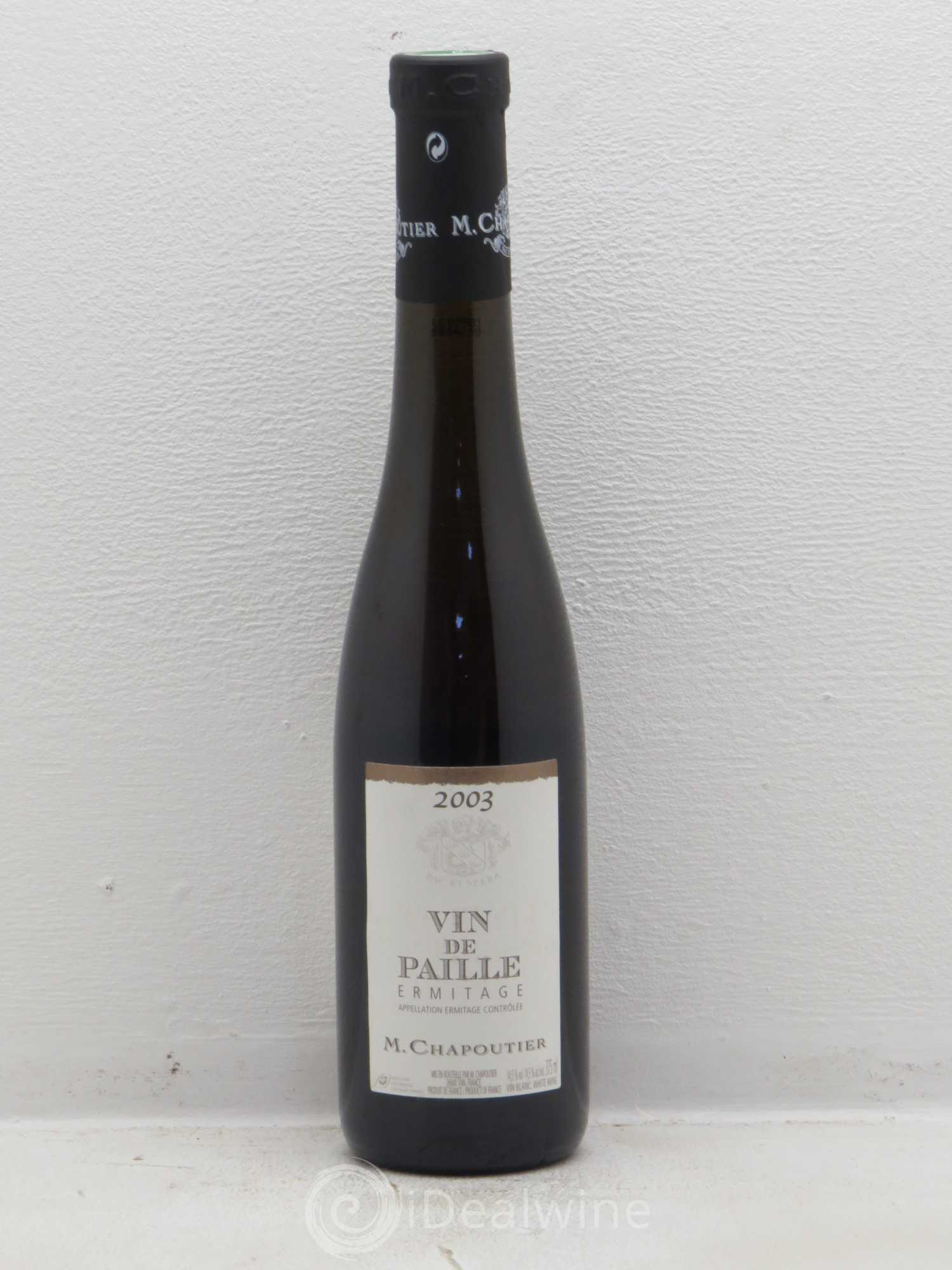 Hermitage Vin de Paille Chapoutier 2003 - Lotto di 1 mezza bottiglia - 0
