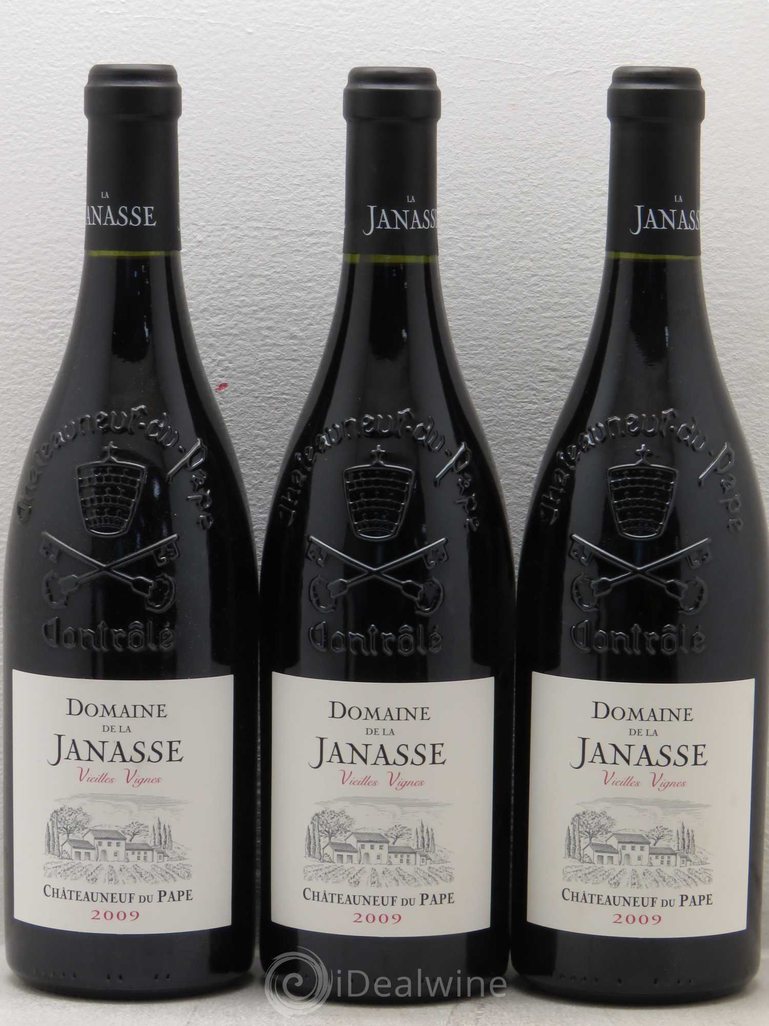 Châteauneuf-du-Pape Cuvée Vieilles Vignes La Janasse (Domaine de)  (sans prix de réserve) 2009 - Lot de 6 bouteilles - 2