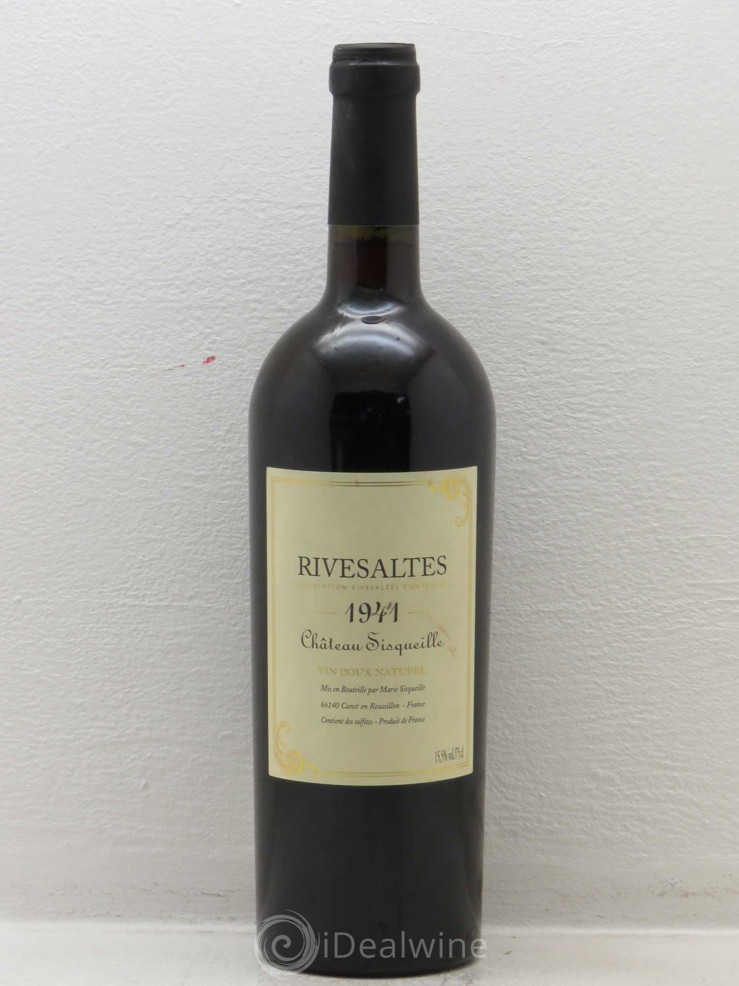 Rivesaltes Château Sisqueille (senza prezzo di riserva) 1941 - Lotto di 1 bottiglia - 0