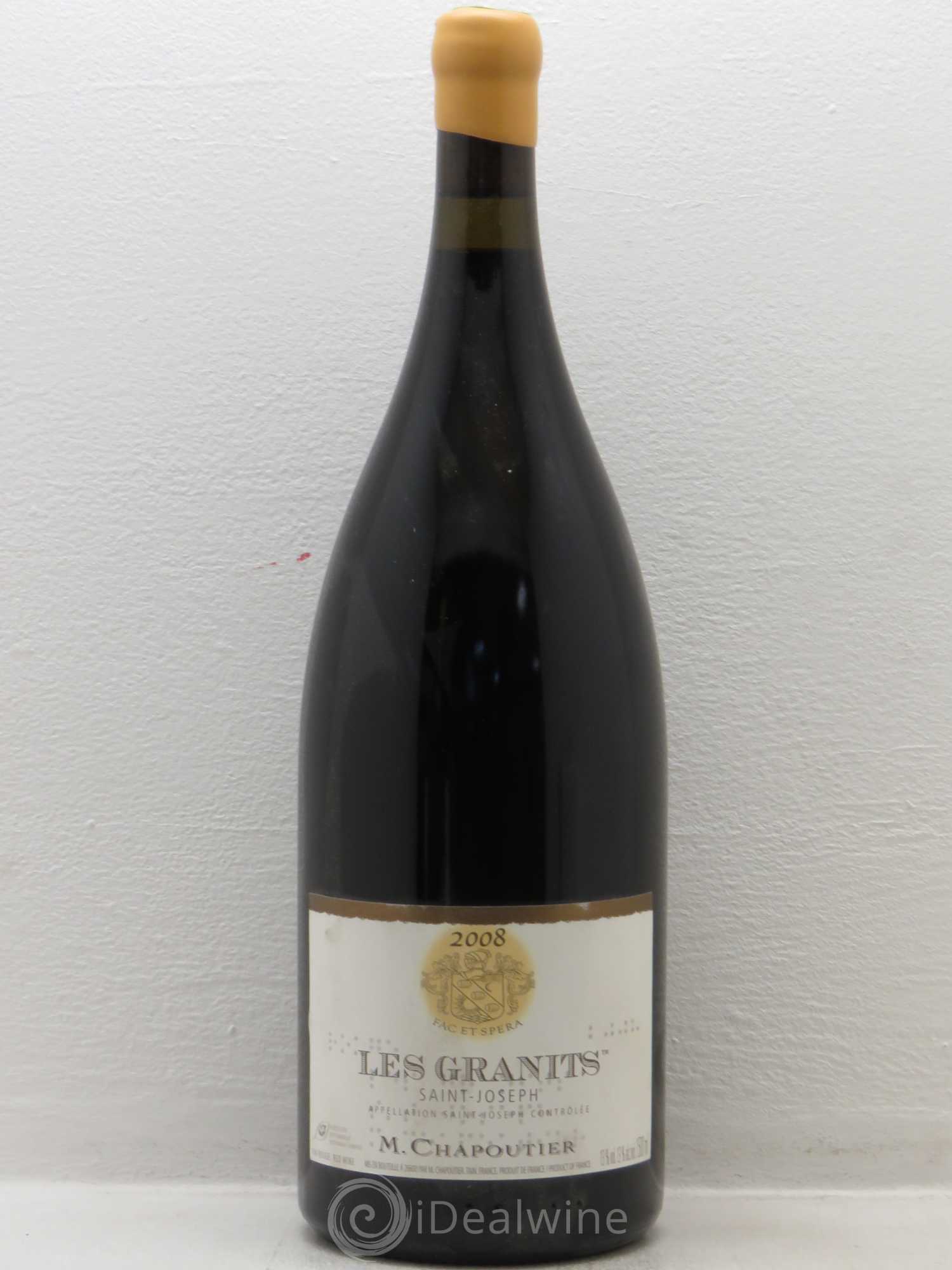 Saint-Joseph Les Granits Chapoutier (sans prix de réserve) 2008 - Lot de 1 magnum - 0
