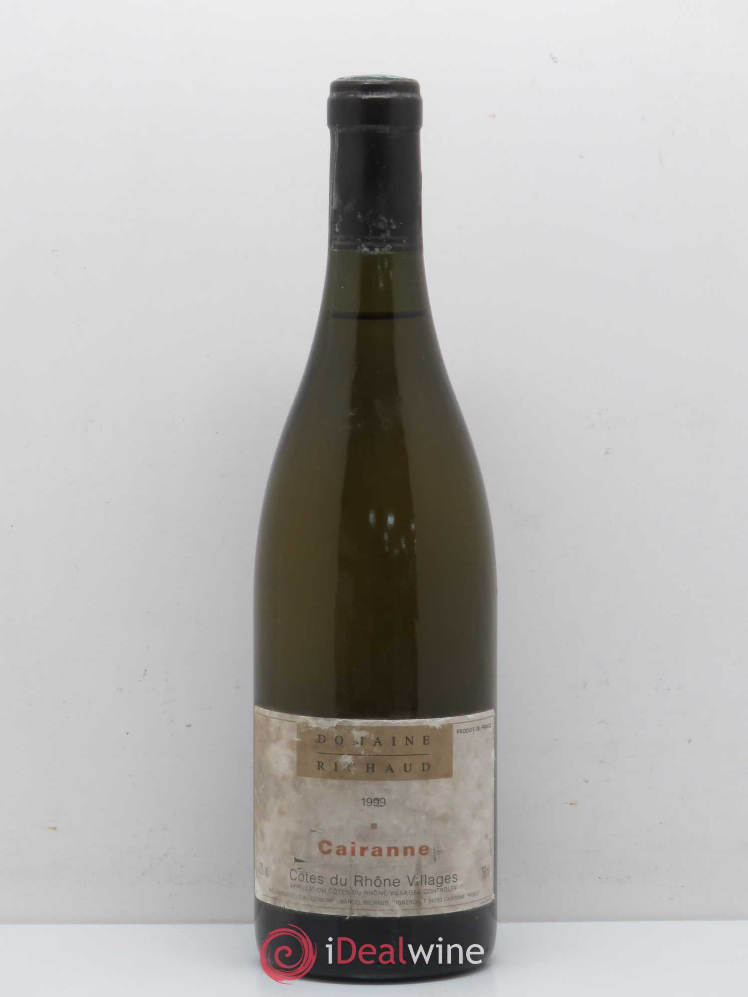 Cairanne Marcel Richaud 1999 - Lot de 1 bouteille - 0