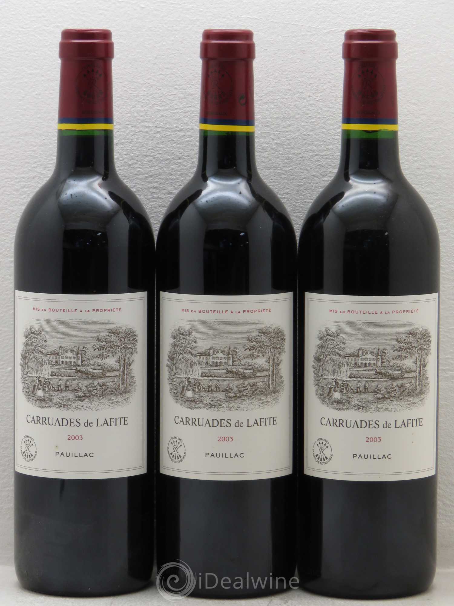 Carruades de Lafite Rothschild Second Vin 2003 - Lot de 12 bouteilles - 1