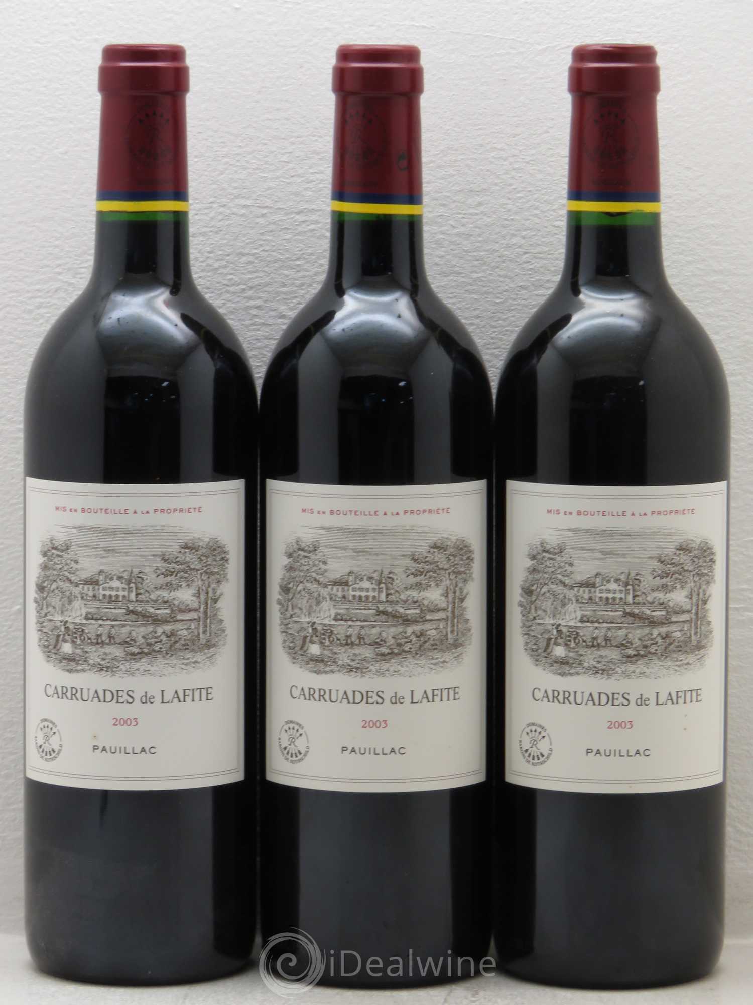 Carruades de Lafite Rothschild Second Vin 2003 - Lot de 12 bouteilles - 2
