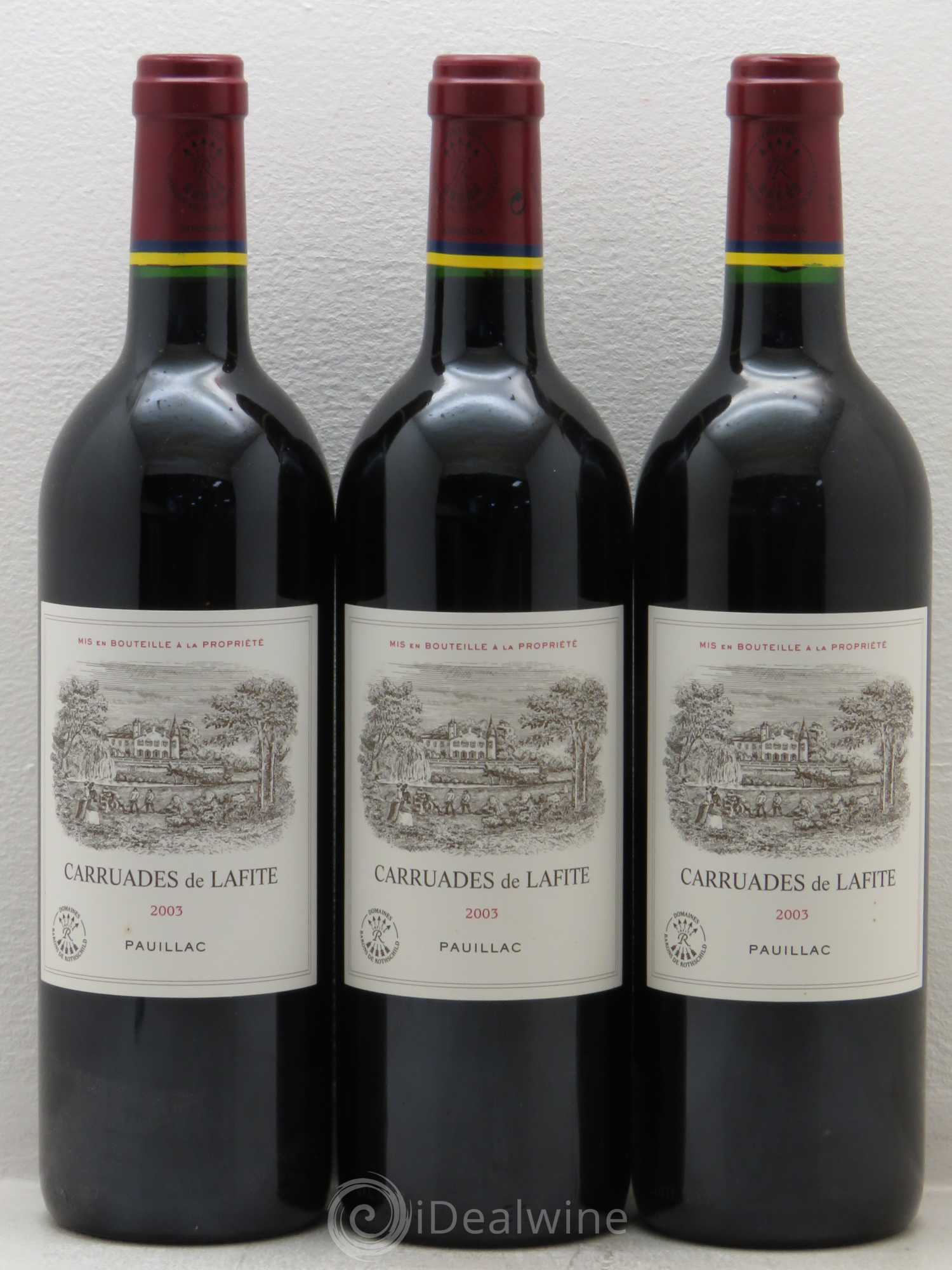 Carruades de Lafite Rothschild Second Vin 2003 - Lot de 12 bouteilles - 4