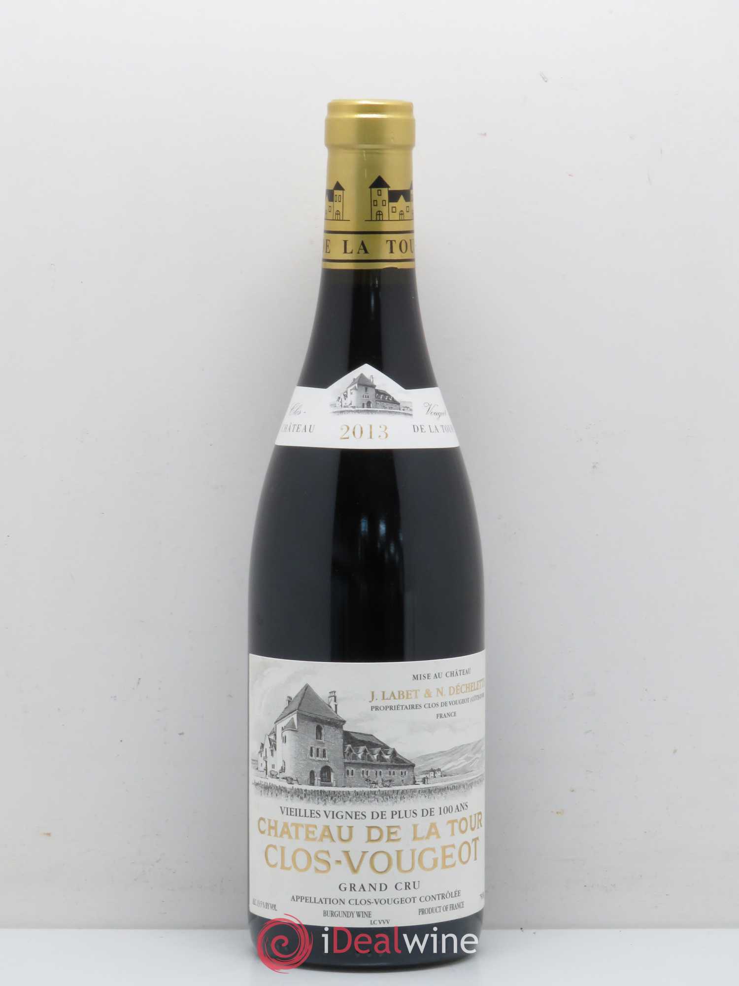 Clos de Vougeot Grand Cru Vieilles Vignes Château de La Tour 2013 - Lot de 1 bouteille - 0