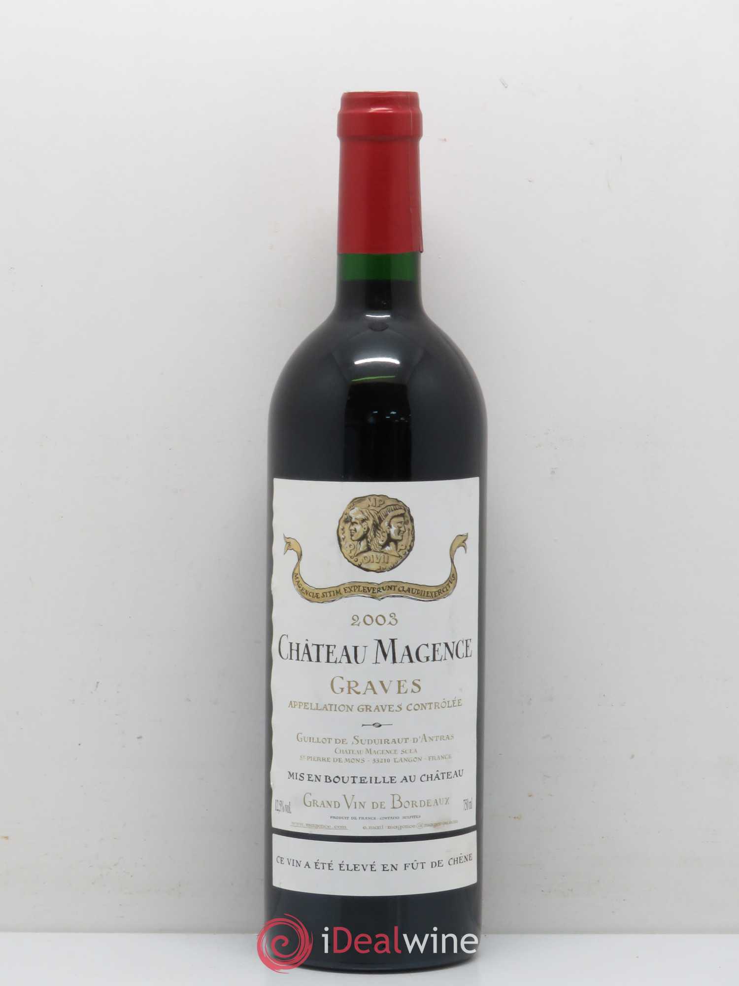Château Magence 2003 - Lot de 1 bouteille - 0