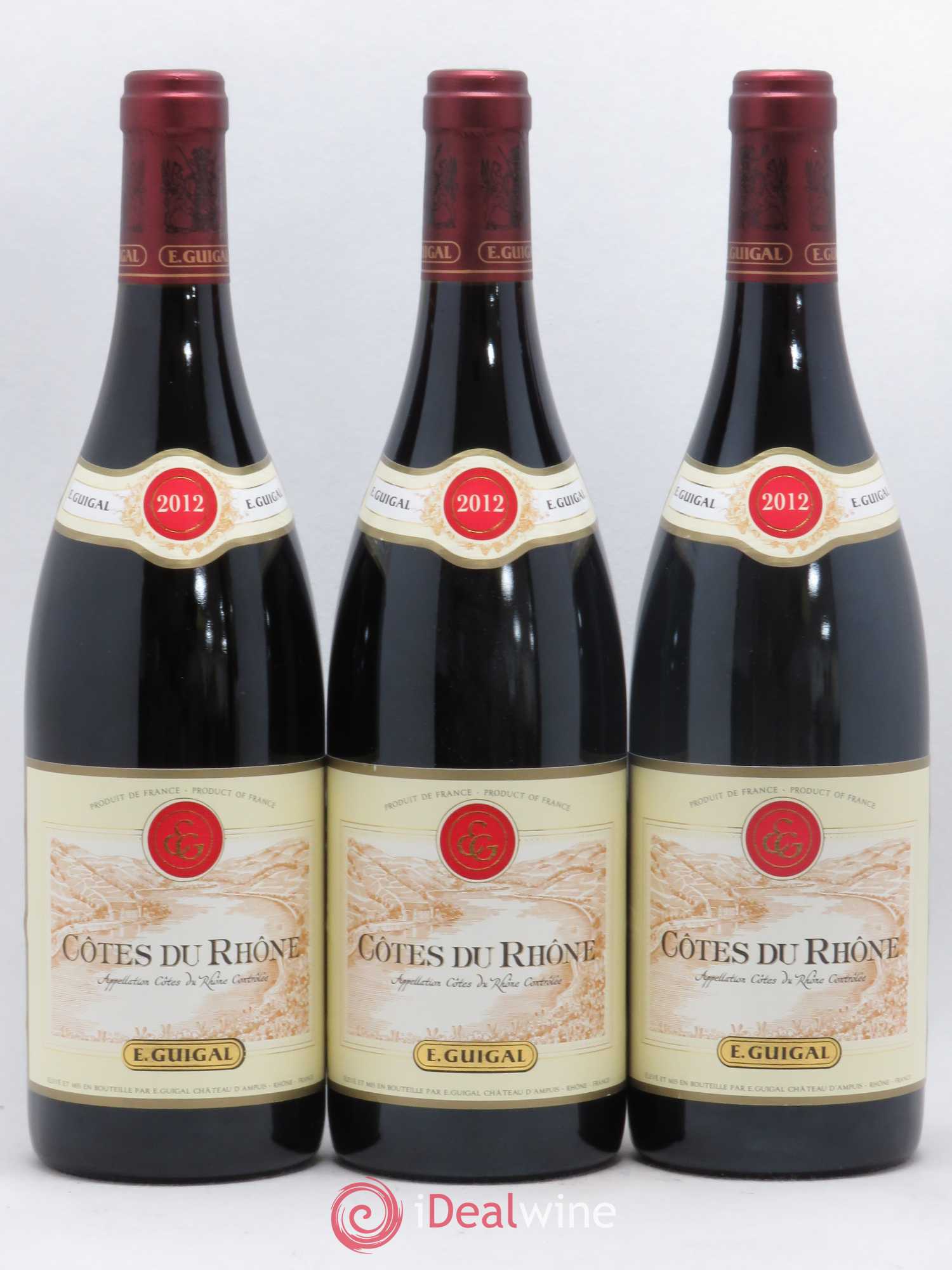 Côtes-du-Rhône Guigal  (sans prix de réserve) 2012 - Lot de 6 bouteilles - 2