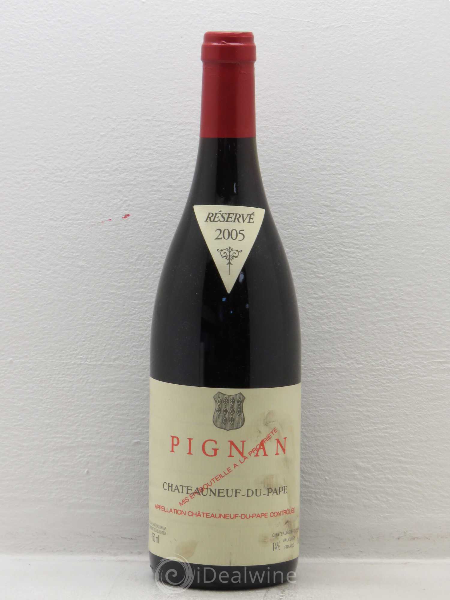 Châteauneuf-du-Pape Pignan Emmanuel Reynaud (sans prix de réserve) 2005 - Lot de 1 bouteille - 0