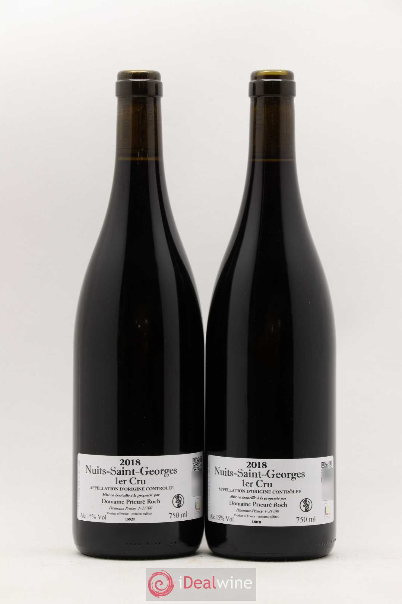 Nuits-Saint-Georges 1er Cru Prieuré Roch 2018 - Lot de 2 bouteilles - 1