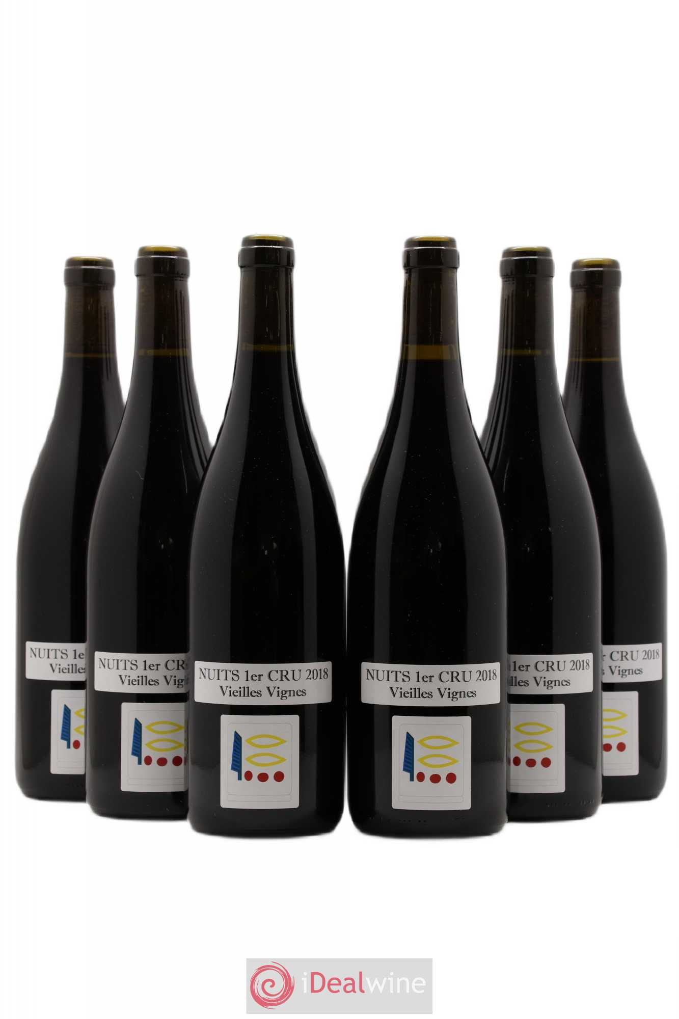 Nuits-Saint-Georges 1er Cru Vieilles Vignes Prieuré Roch 2018 - Lot de 6 bouteilles - 0