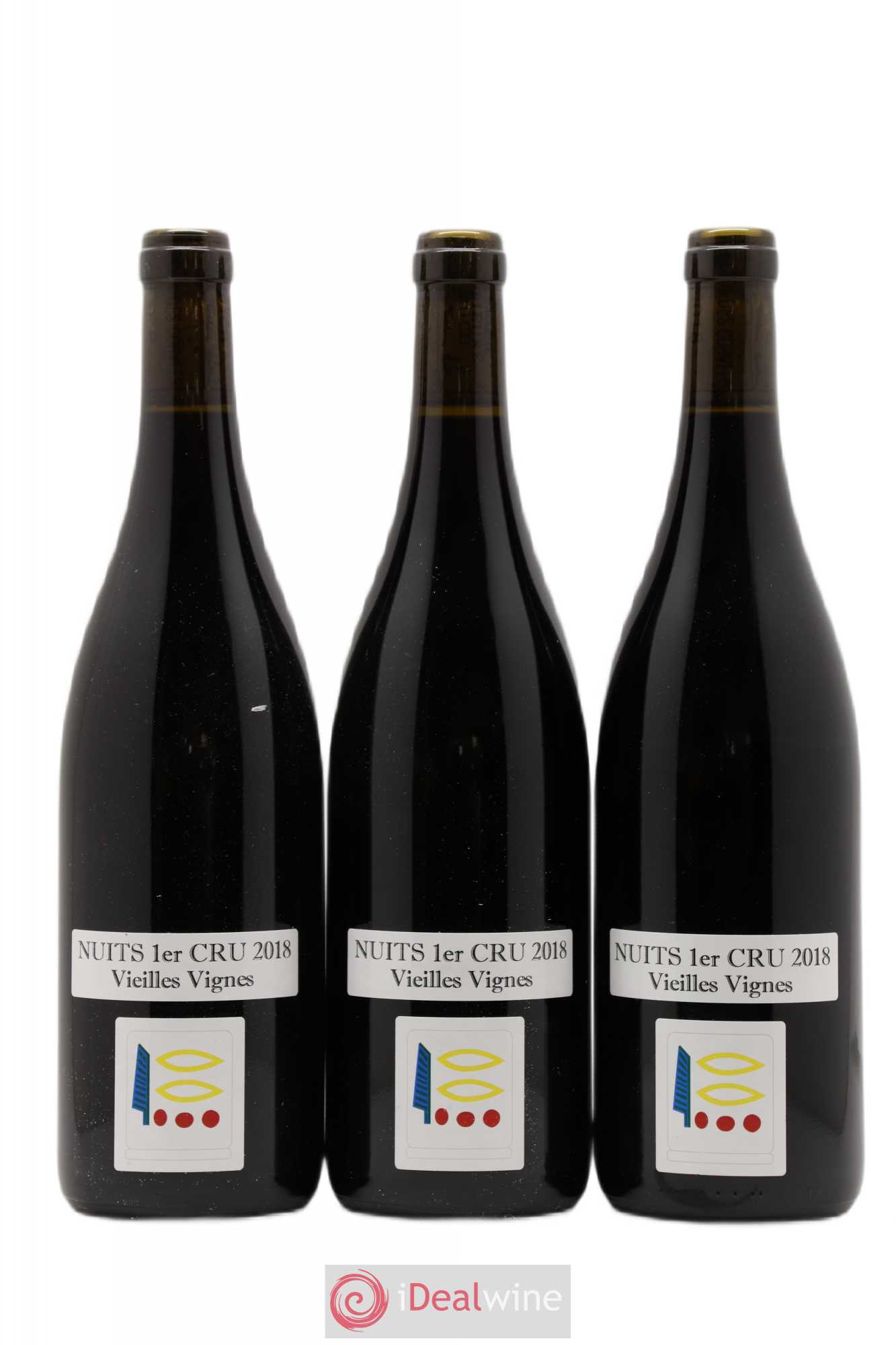 Nuits-Saint-Georges 1er Cru Vieilles Vignes Prieuré Roch 2018 - Lot de 3 bouteilles - 0