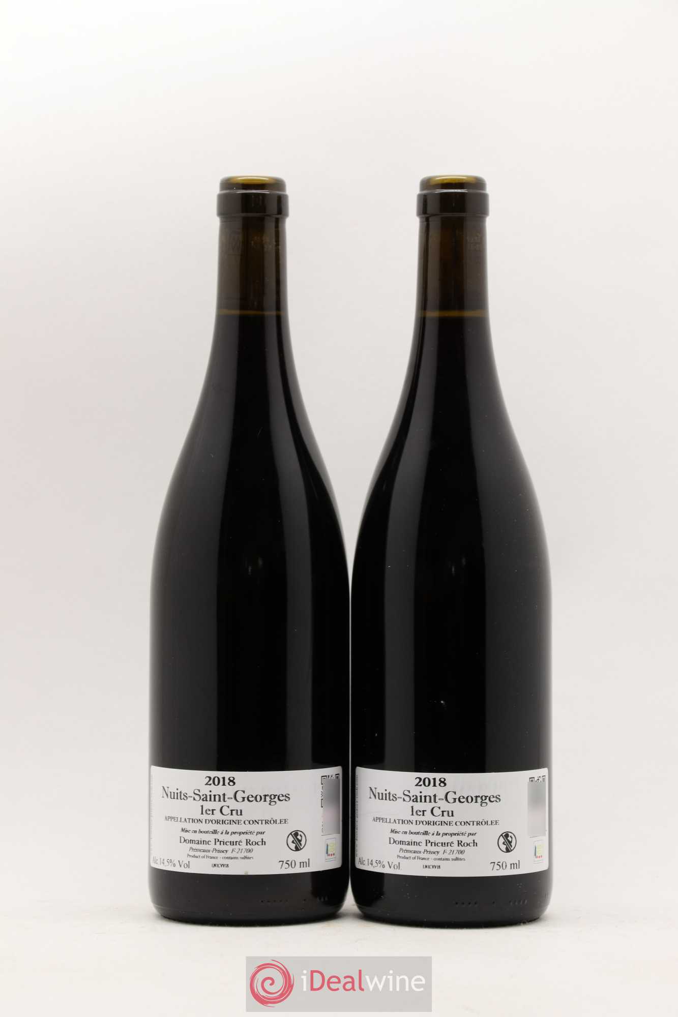 Nuits-Saint-Georges 1er Cru Vieilles Vignes Prieuré Roch 2018 - Lot de 2 bouteilles - 1
